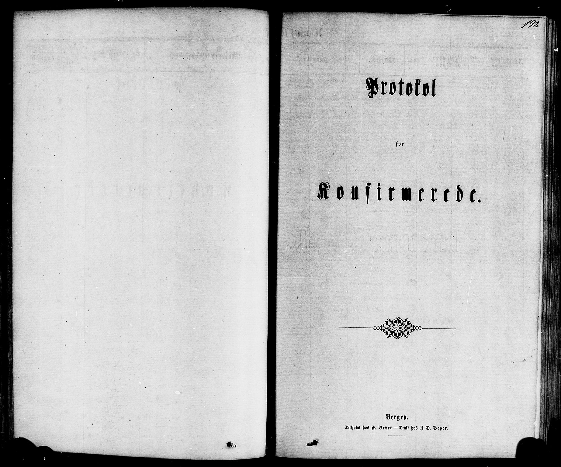 Hornindal sokneprestembete, SAB/A-82401/H/Haa/Haaa/L0002: Parish register (official) no. A 2, 1867-1884, p. 192