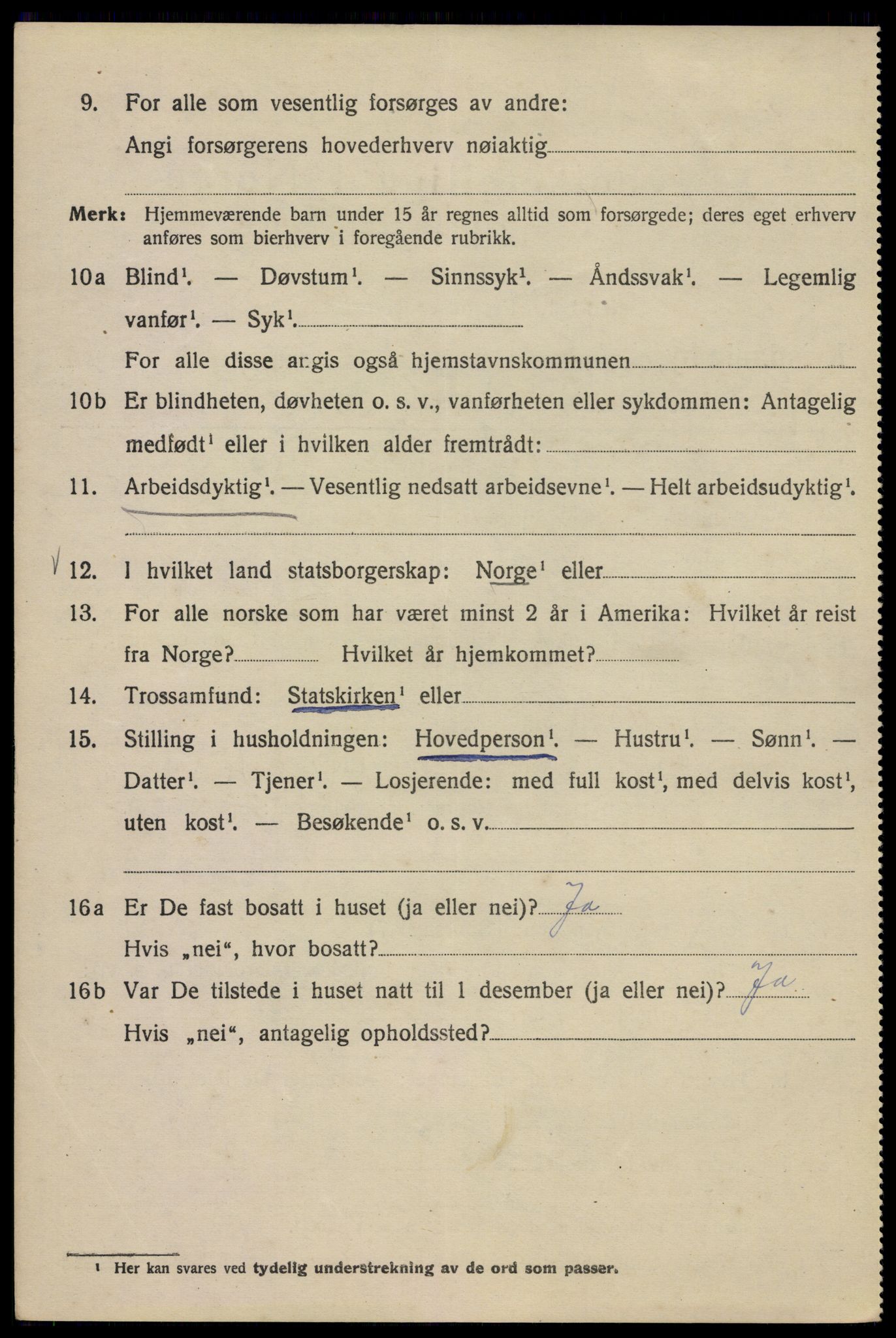 SAO, 1920 census for Kristiania, 1920, p. 301208