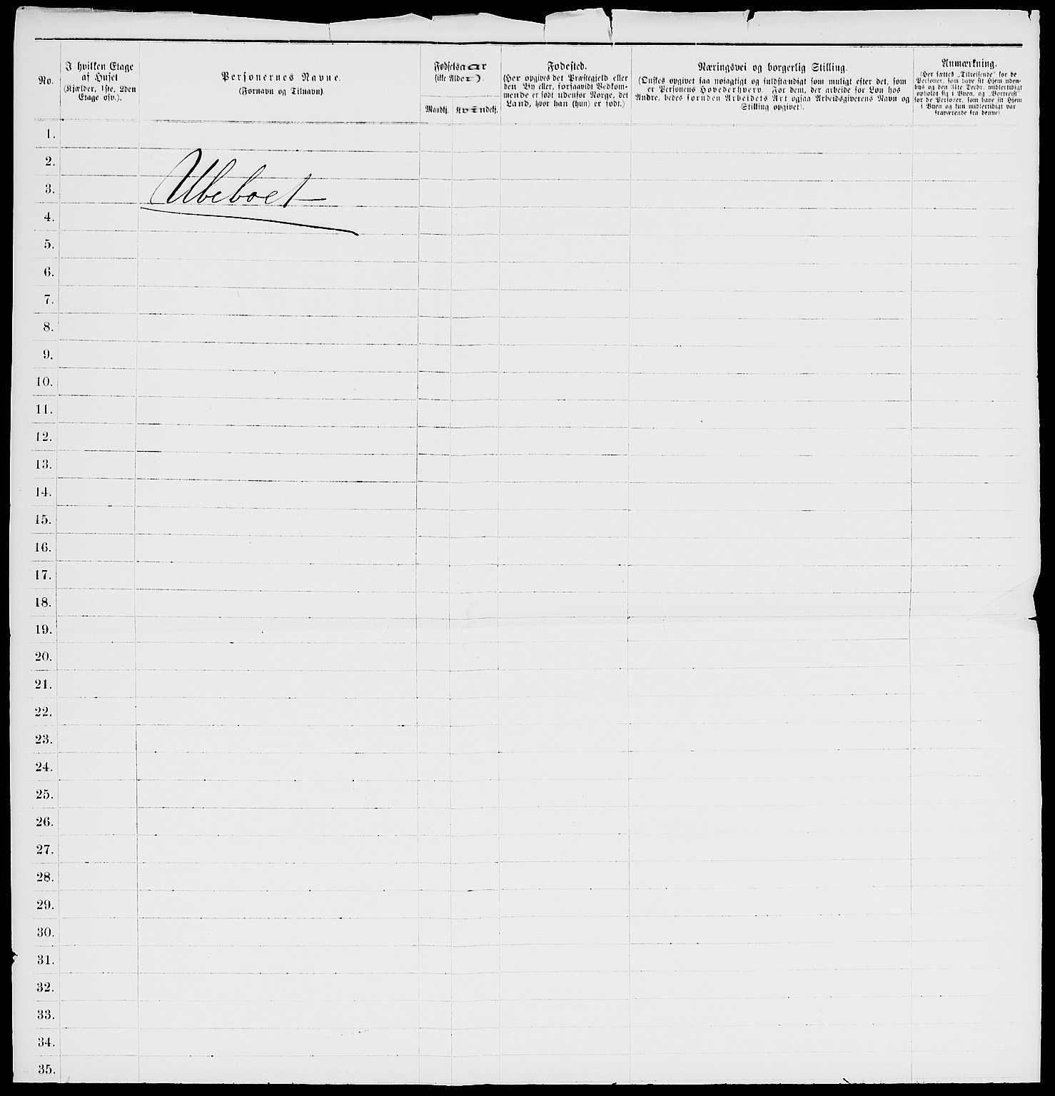 RA, 1885 census for 0301 Kristiania, 1885, p. 1504