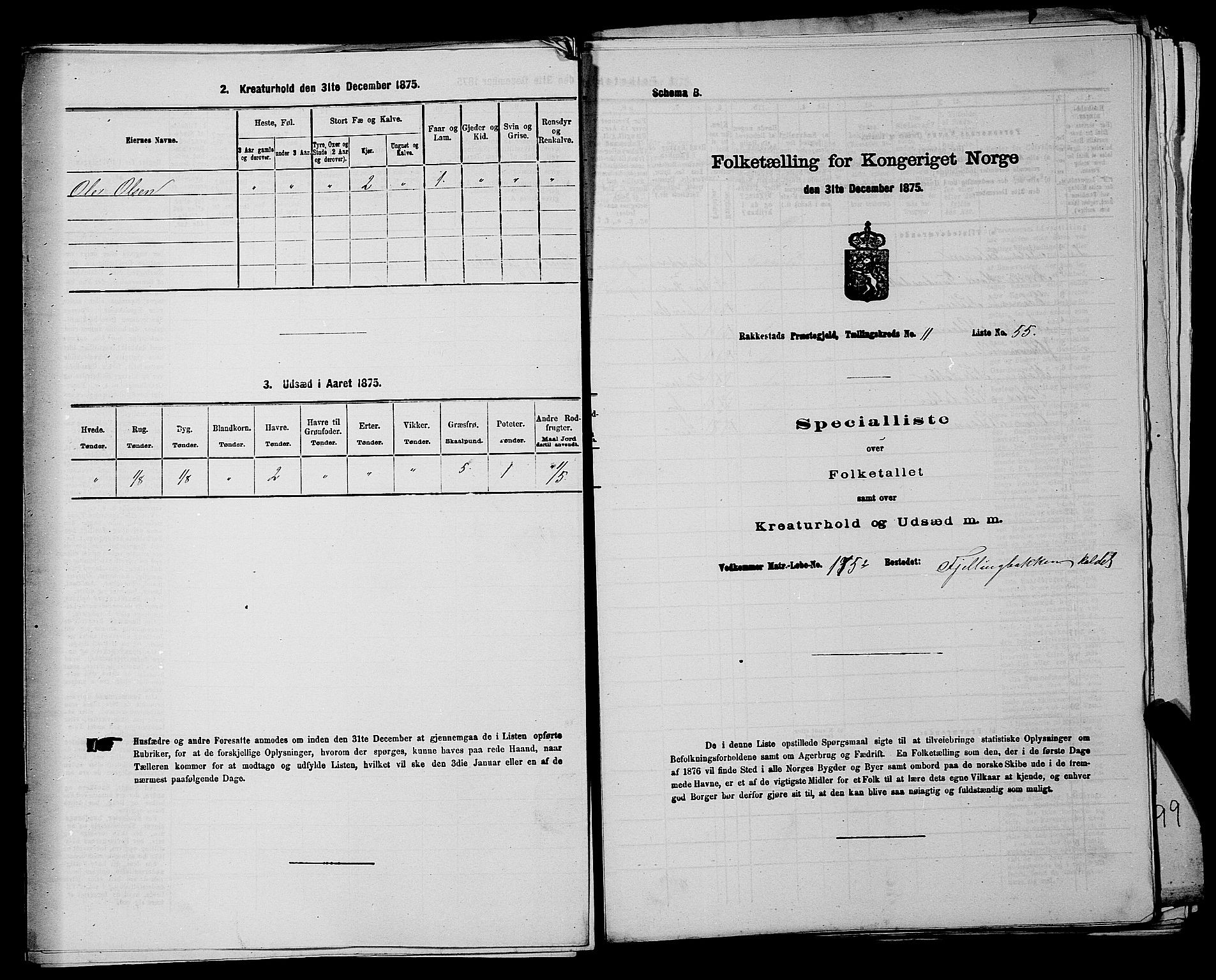 RA, 1875 census for 0128P Rakkestad, 1875, p. 1401