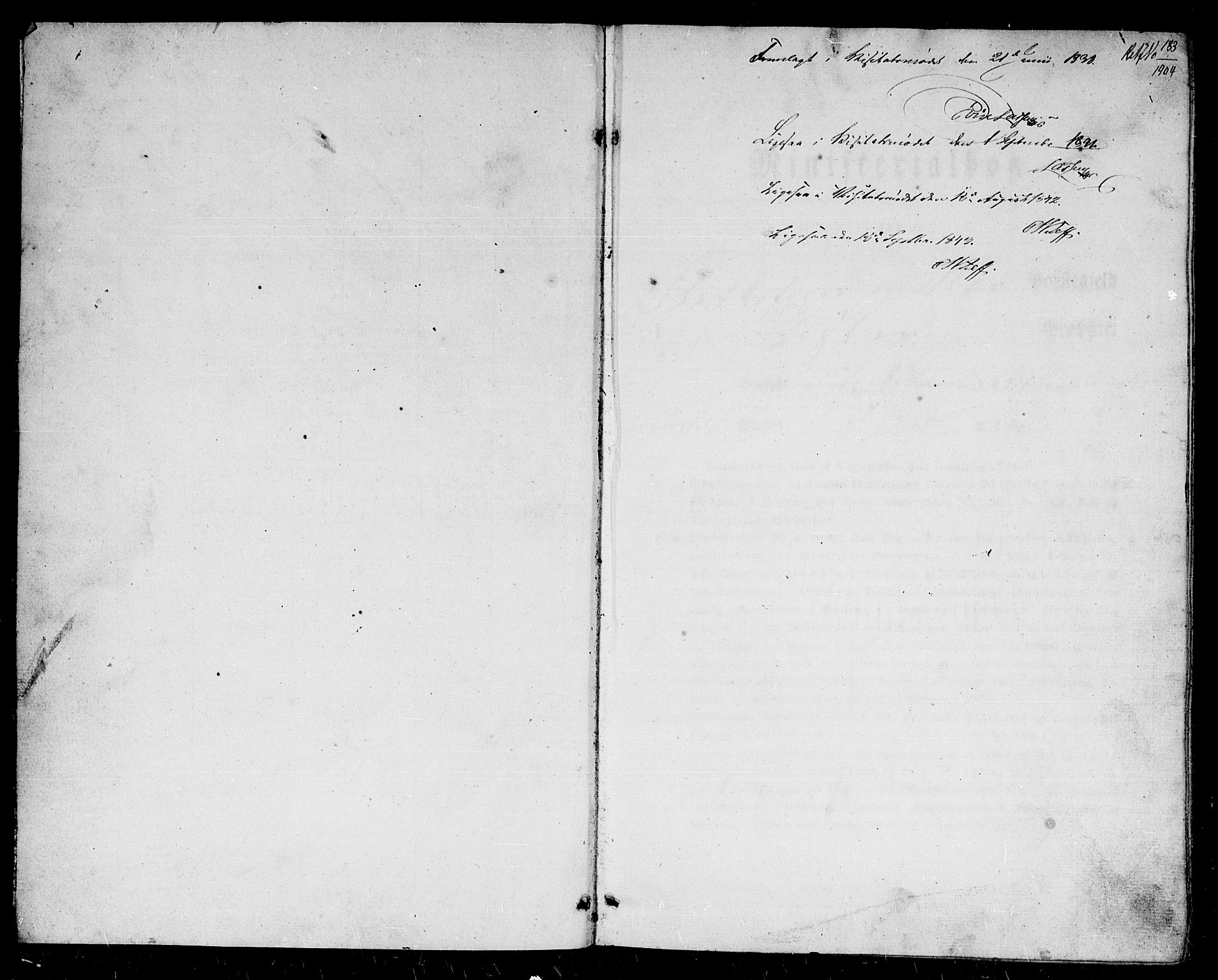 Flekkefjord sokneprestkontor, SAK/1111-0012/F/Fb/Fbc/L0004: Parish register (copy) no. B 4, 1827-1846