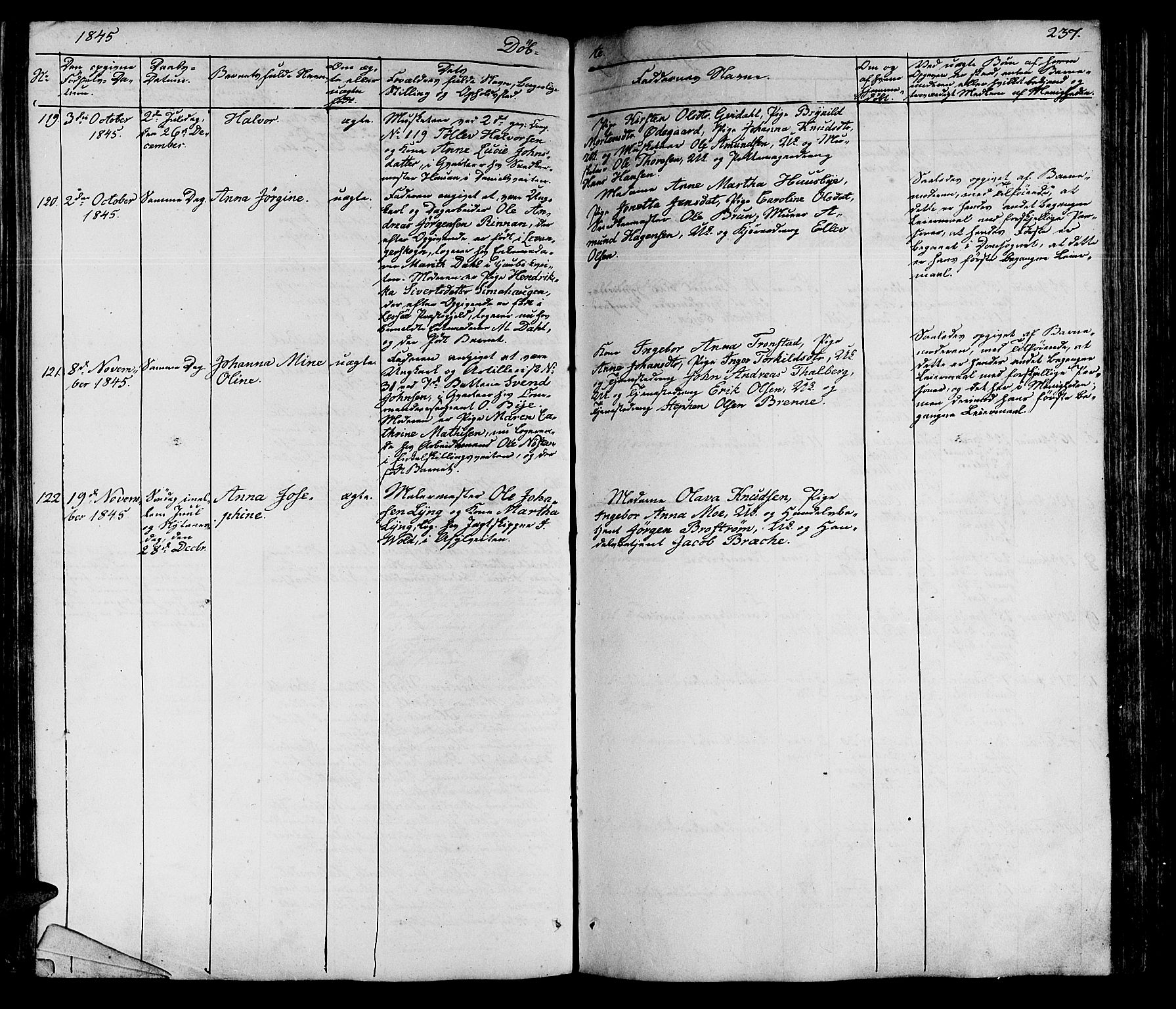 Ministerialprotokoller, klokkerbøker og fødselsregistre - Sør-Trøndelag, SAT/A-1456/602/L0136: Parish register (copy) no. 602C04, 1833-1845, p. 237