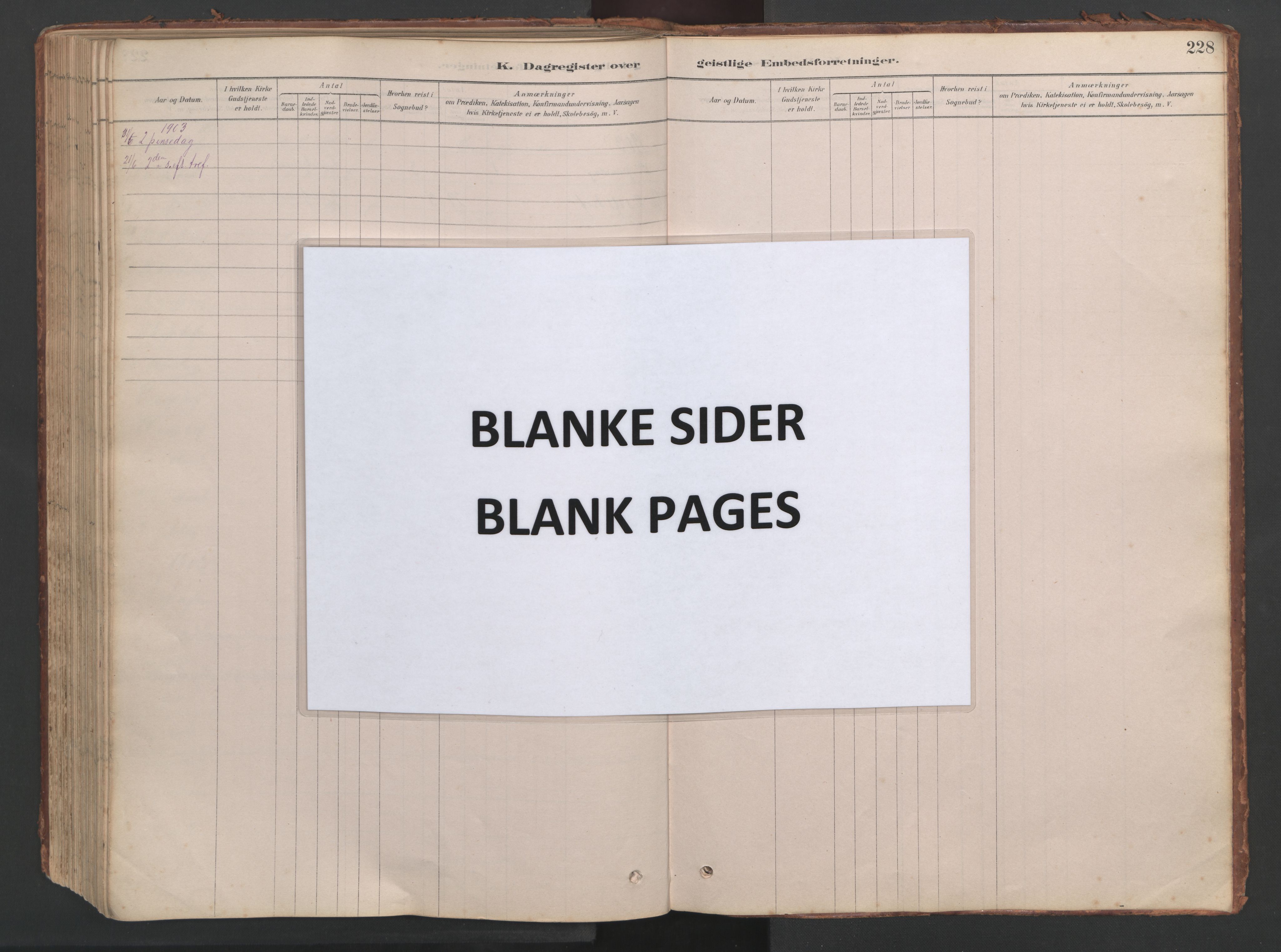 Ministerialprotokoller, klokkerbøker og fødselsregistre - Møre og Romsdal, SAT/A-1454/514/L0201: Parish register (copy) no. 514C01, 1878-1919, p. 228