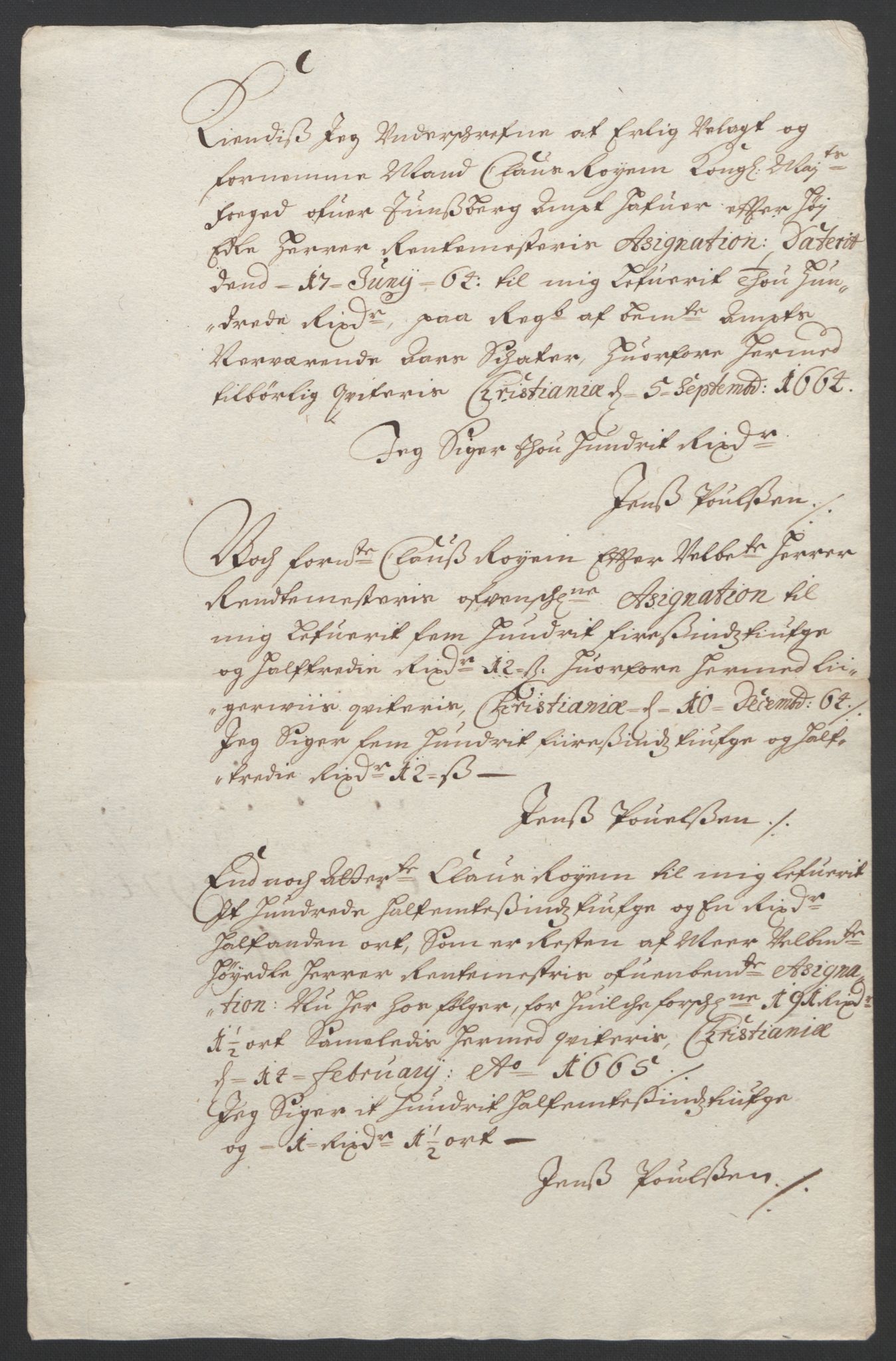 Rentekammeret inntil 1814, Reviderte regnskaper, Fogderegnskap, AV/RA-EA-4092/R32/L1842: Fogderegnskap Jarlsberg grevskap, 1664-1673, p. 24