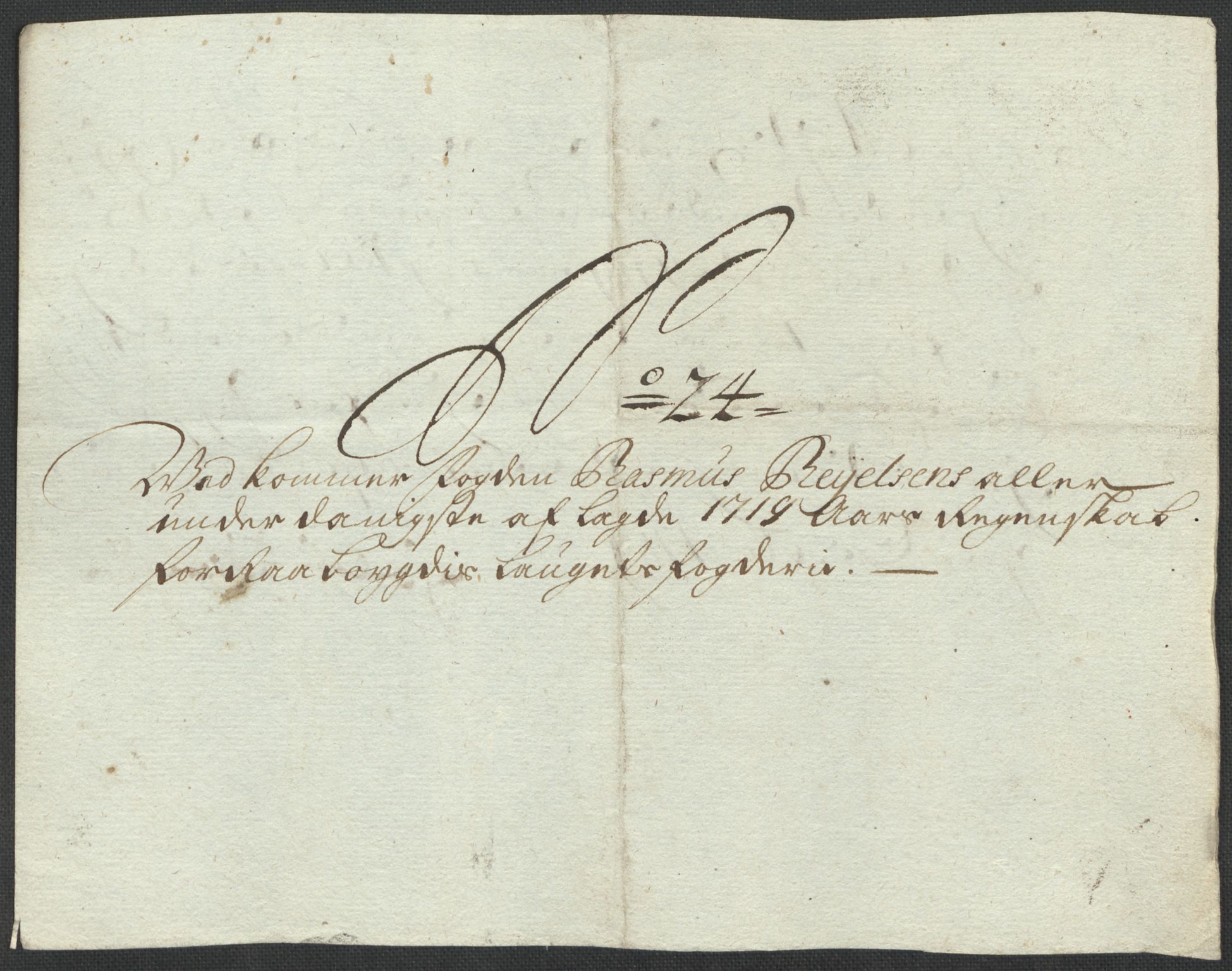 Rentekammeret inntil 1814, Reviderte regnskaper, Fogderegnskap, AV/RA-EA-4092/R40/L2453: Fogderegnskap Råbyggelag, 1718-1719, p. 390