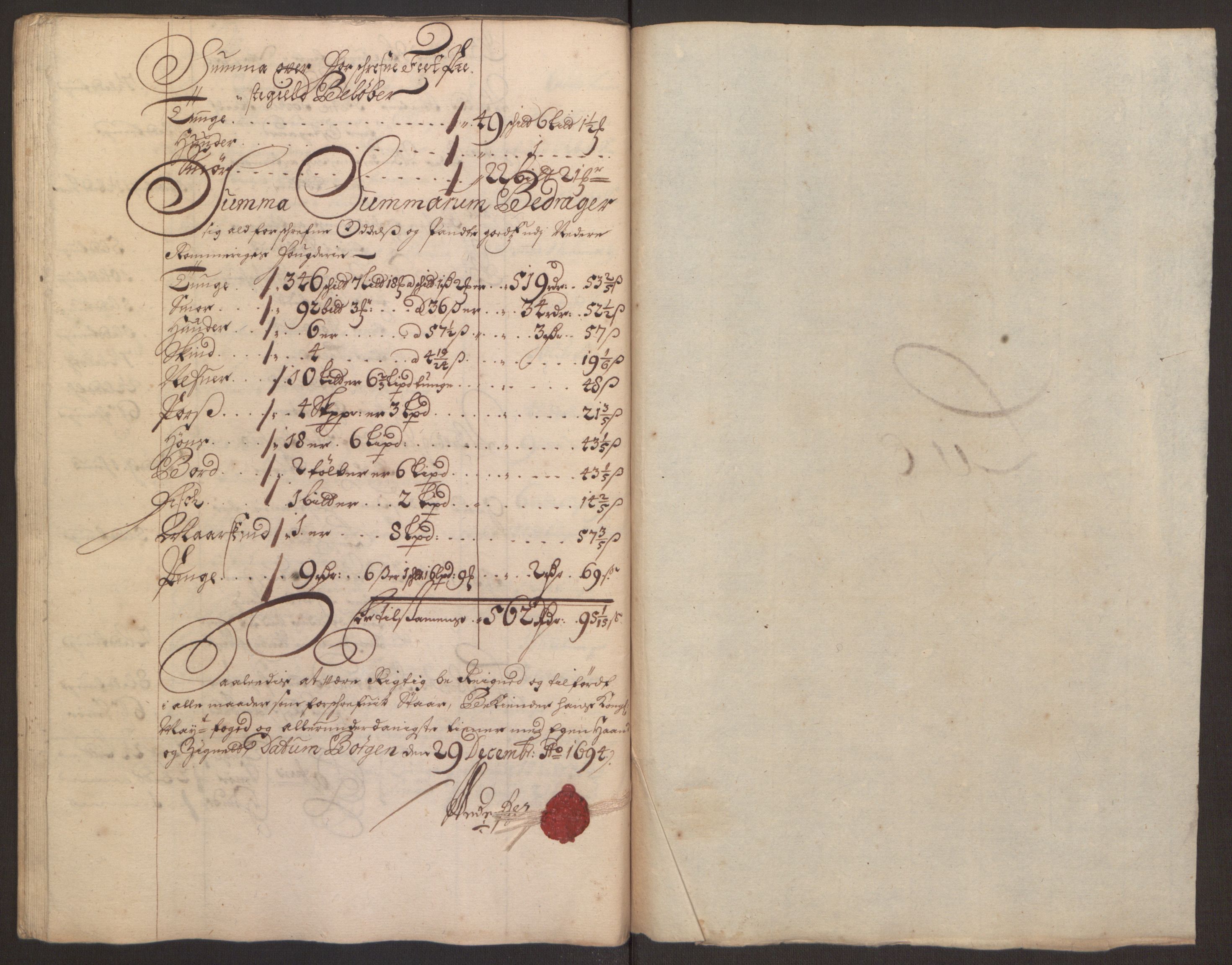 Rentekammeret inntil 1814, Reviderte regnskaper, Fogderegnskap, RA/EA-4092/R11/L0579: Fogderegnskap Nedre Romerike, 1694-1695, p. 163