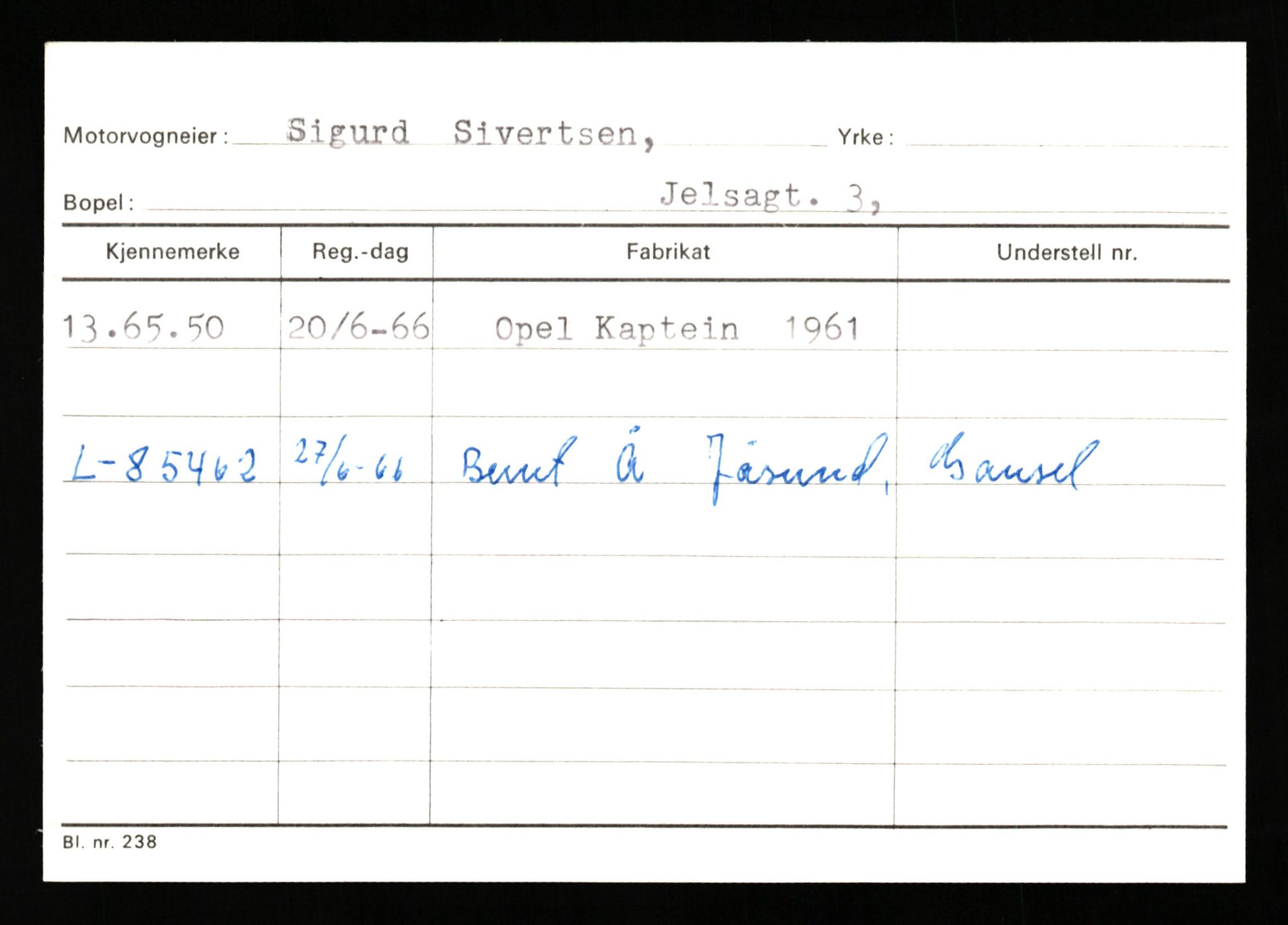 Stavanger trafikkstasjon, AV/SAST-A-101942/0/G/L0010: Registreringsnummer: 130000 - 239953, 1930-1971, p. 193