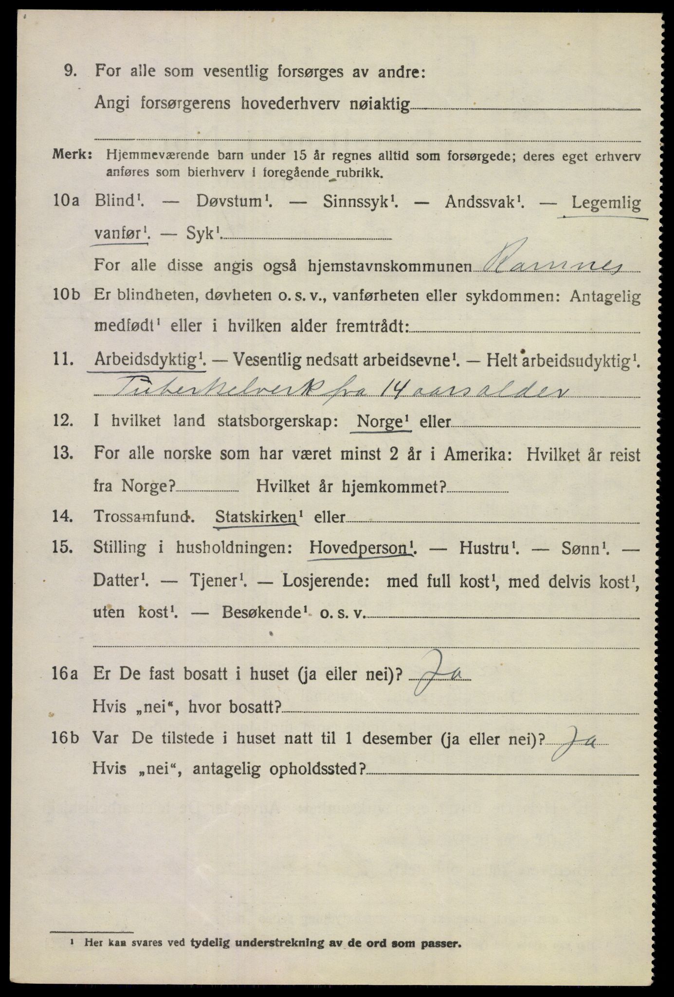 SAKO, 1920 census for Ramnes, 1920, p. 1941