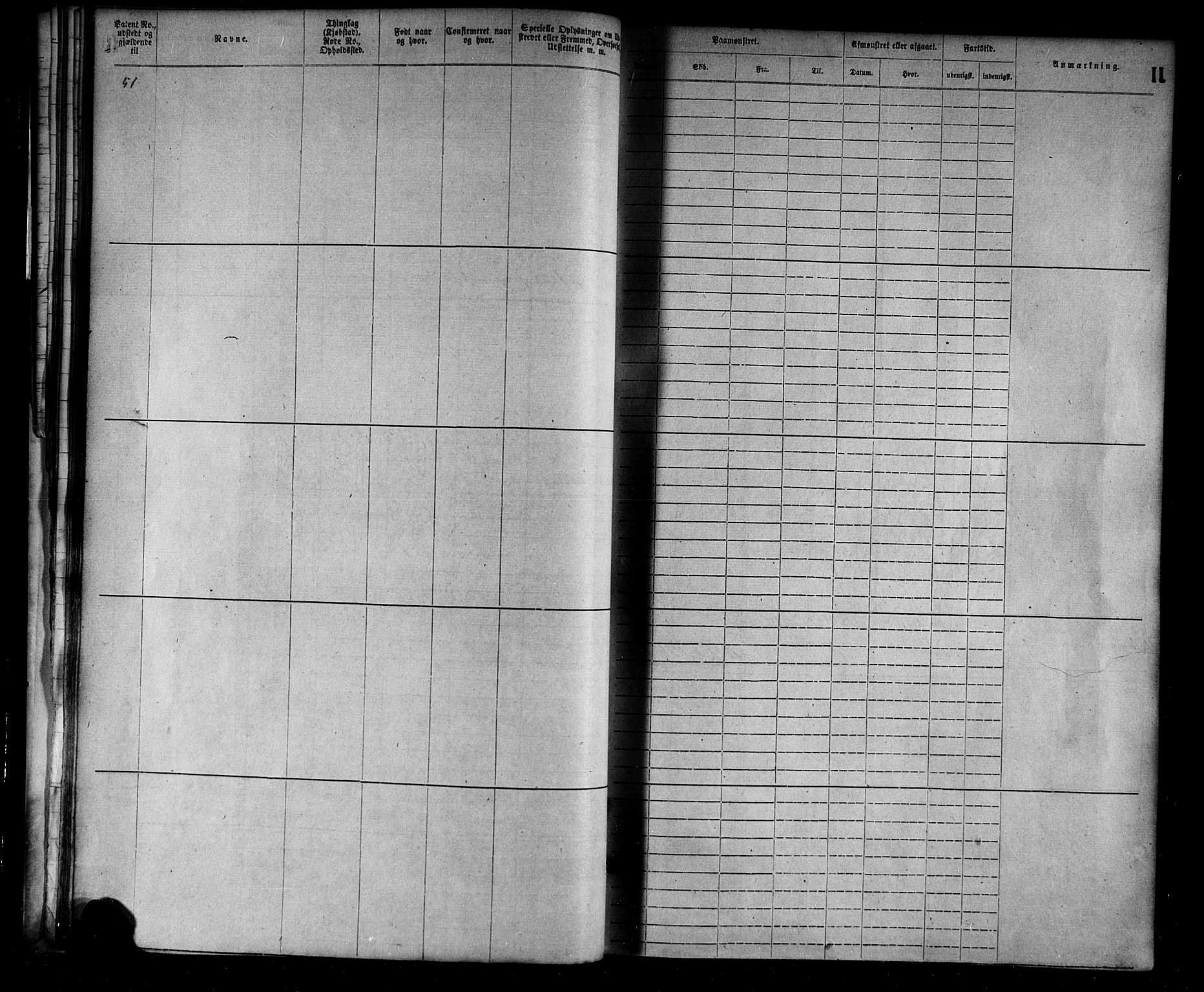 Flekkefjord mønstringskrets, AV/SAK-2031-0018/F/Fa/L0002: Annotasjonsrulle nr 1-1920 med register, N-2, 1870-1891, p. 31