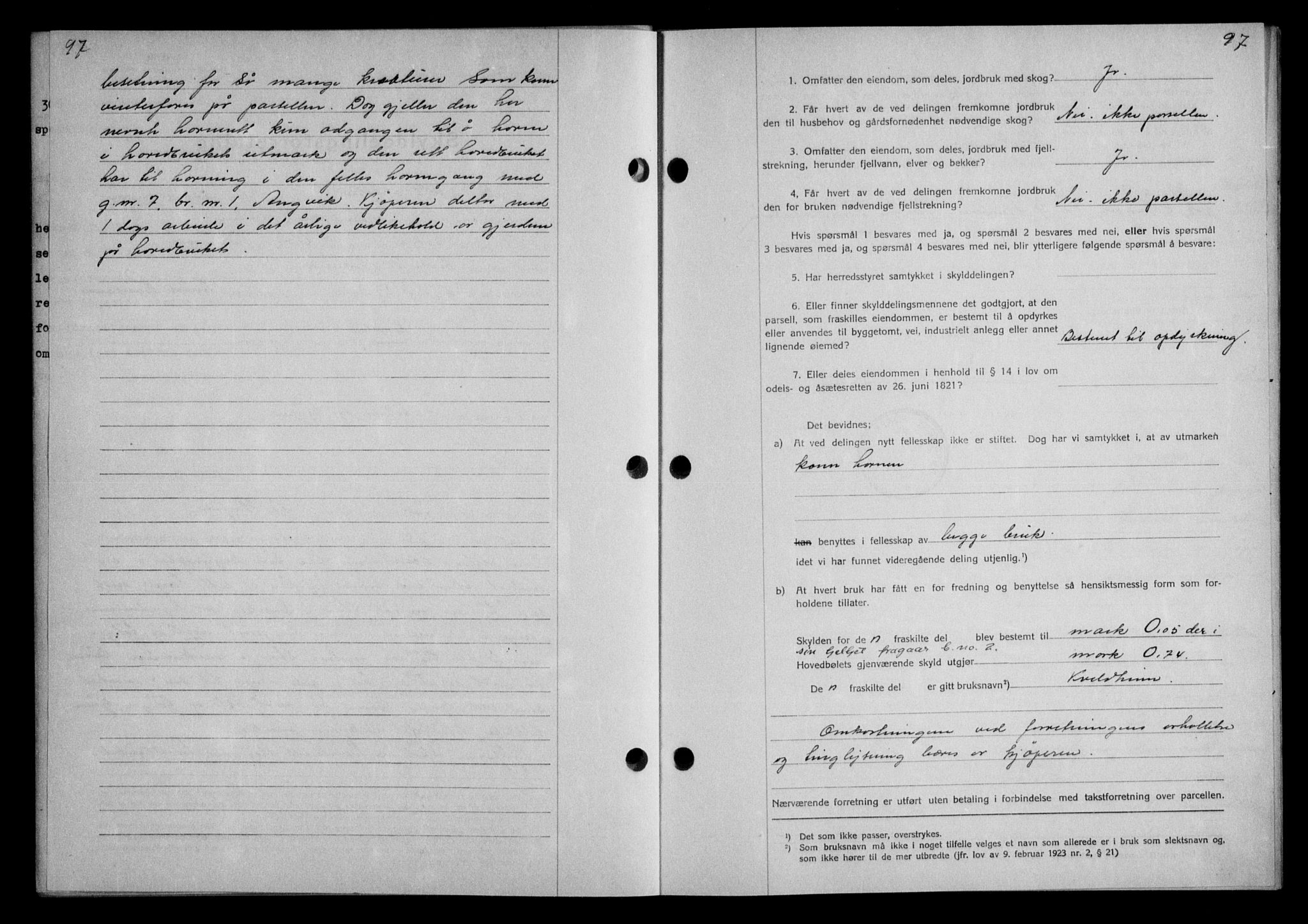 Nordmøre sorenskriveri, AV/SAT-A-4132/1/2/2Ca/L0062: Mortgage book no. 52, 1927-1927, Deed date: 23.05.1927