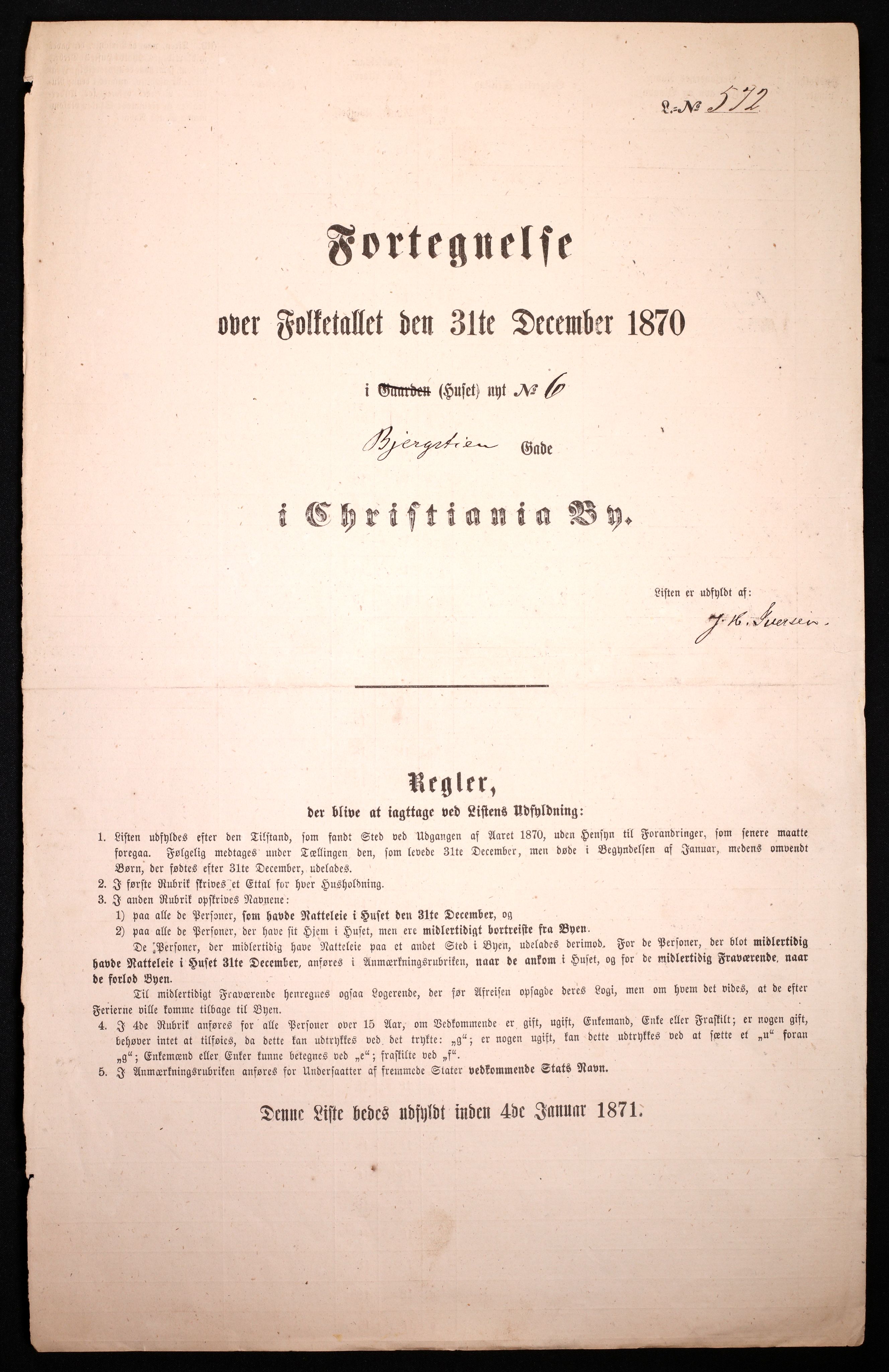 RA, 1870 census for 0301 Kristiania, 1870, p. 424