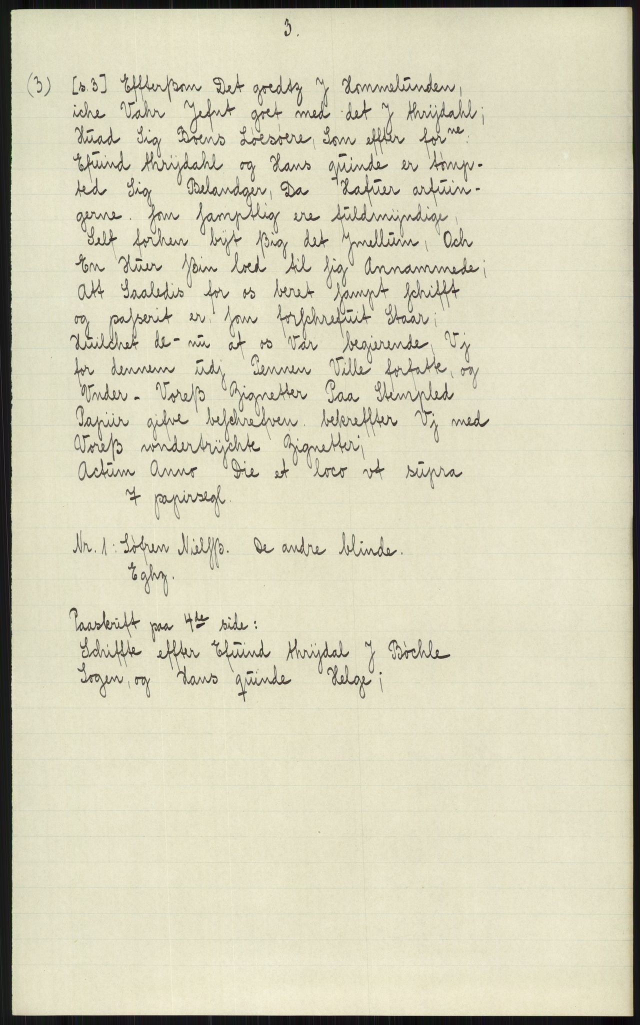 Samlinger til kildeutgivelse, Diplomavskriftsamlingen, AV/RA-EA-4053/H/Ha, p. 422