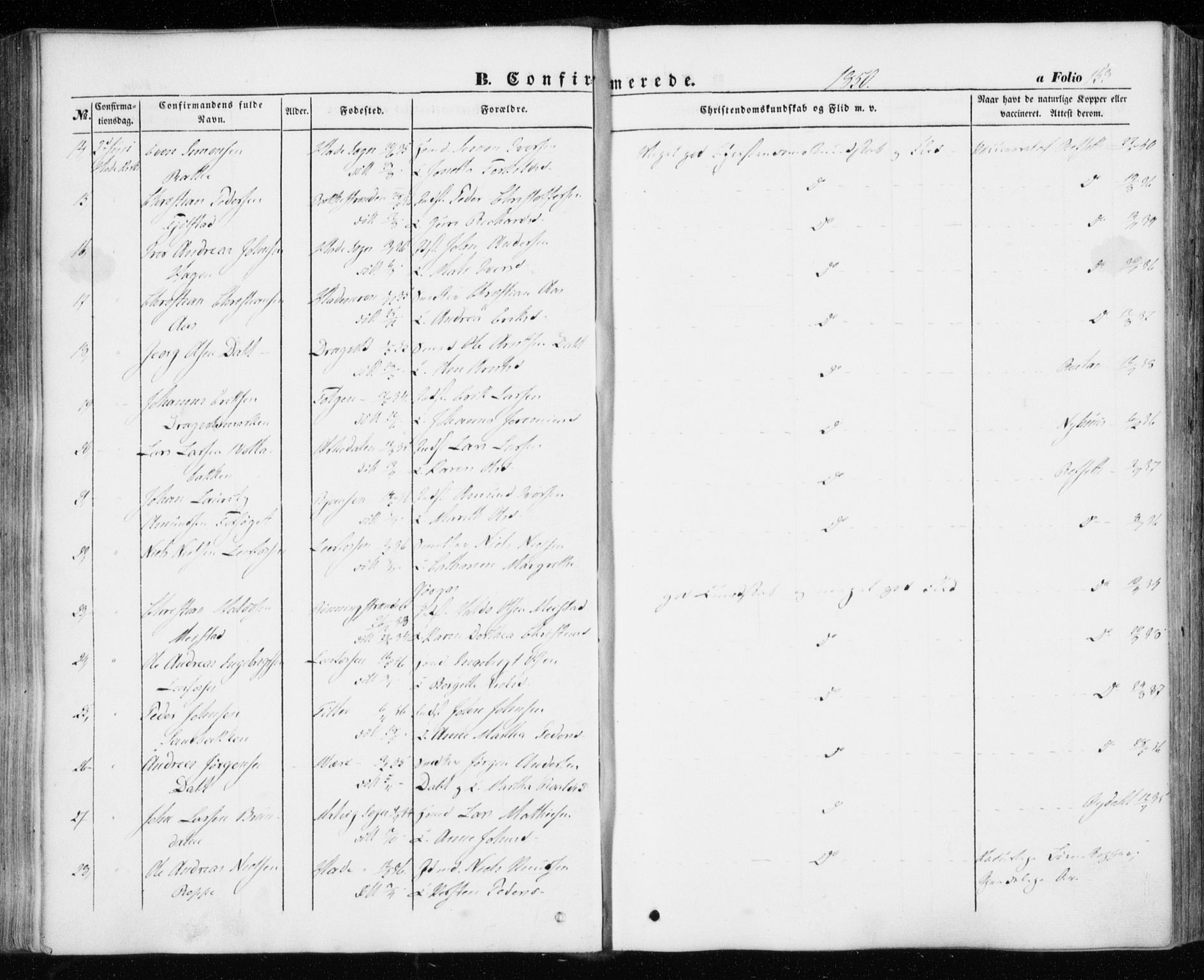 Ministerialprotokoller, klokkerbøker og fødselsregistre - Sør-Trøndelag, SAT/A-1456/606/L0291: Parish register (official) no. 606A06, 1848-1856, p. 153