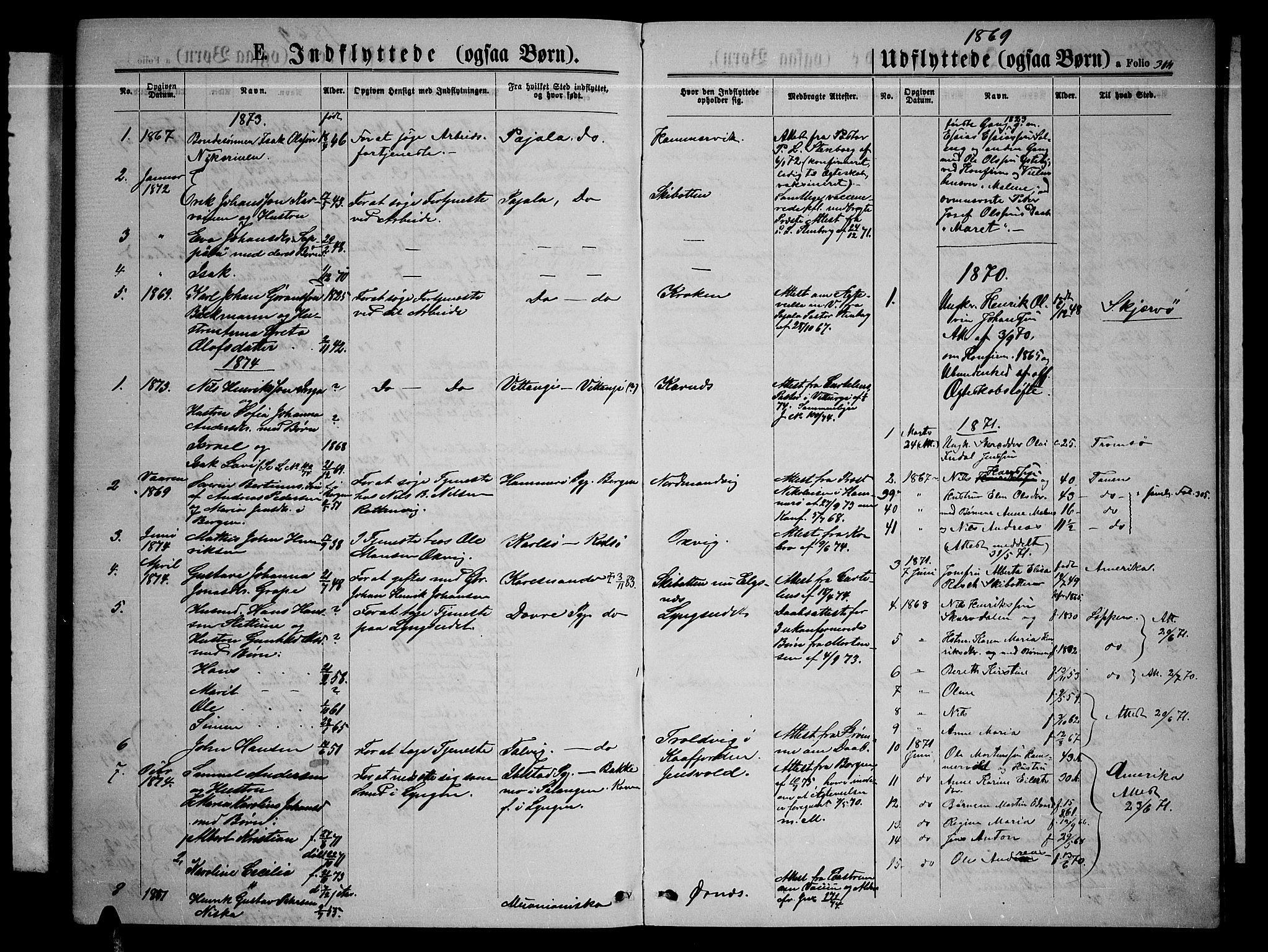 Lyngen sokneprestembete, AV/SATØ-S-1289/H/He/Heb/L0004klokker: Parish register (copy) no. 4, 1868-1878, p. 304