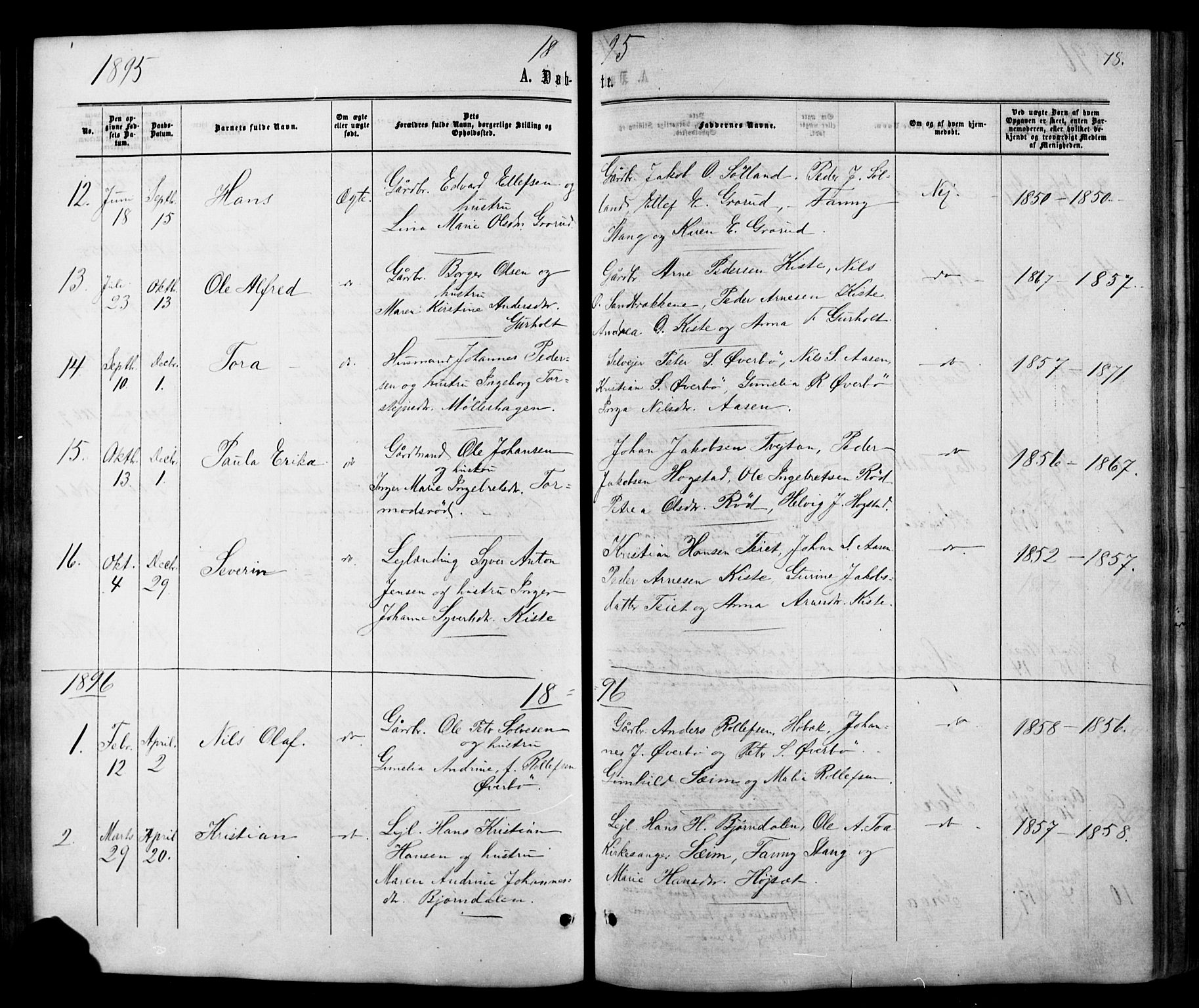 Siljan kirkebøker, SAKO/A-300/G/Ga/L0002: Parish register (copy) no. 2, 1864-1908, p. 78