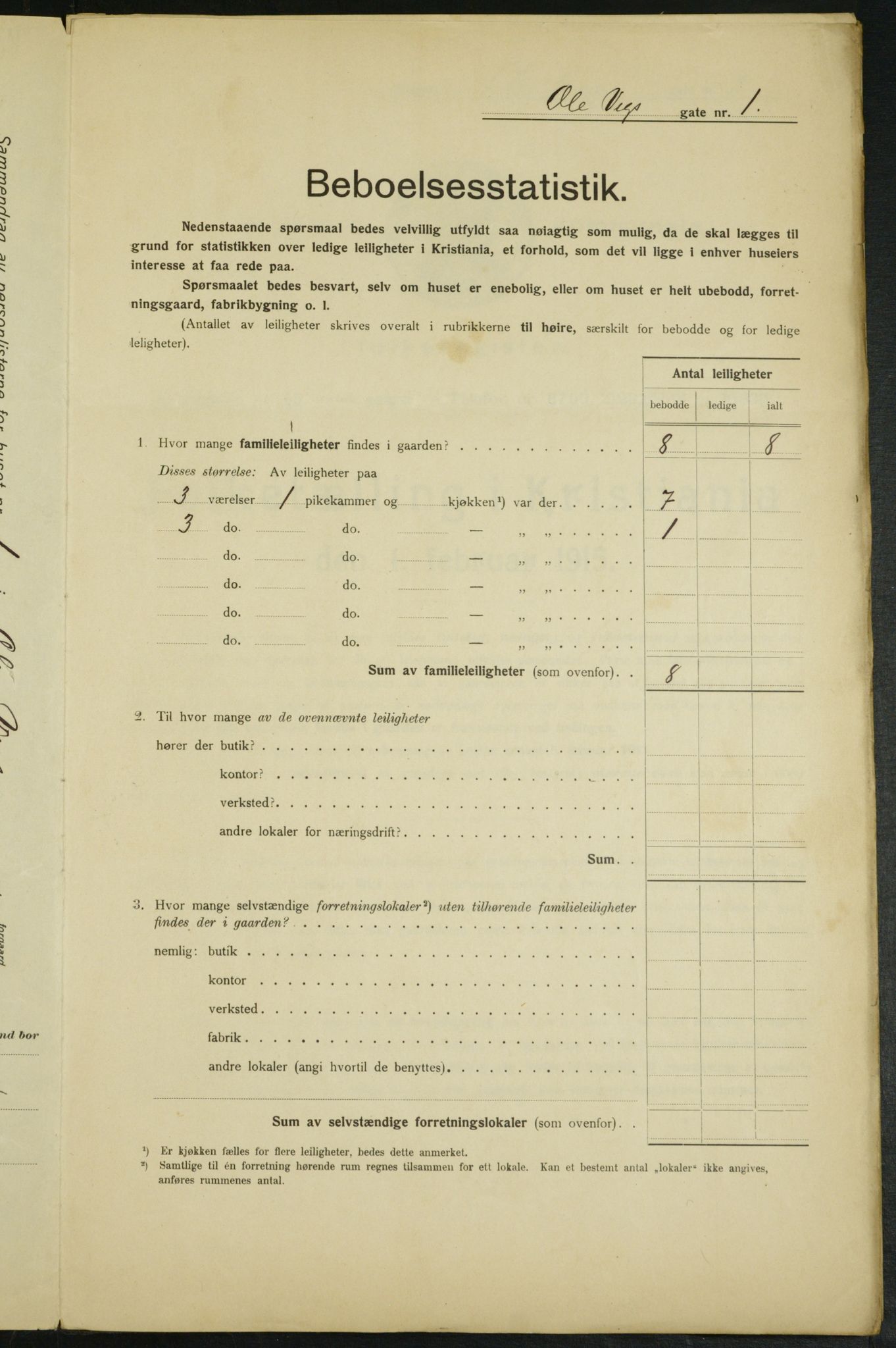 OBA, Municipal Census 1915 for Kristiania, 1915, p. 74840