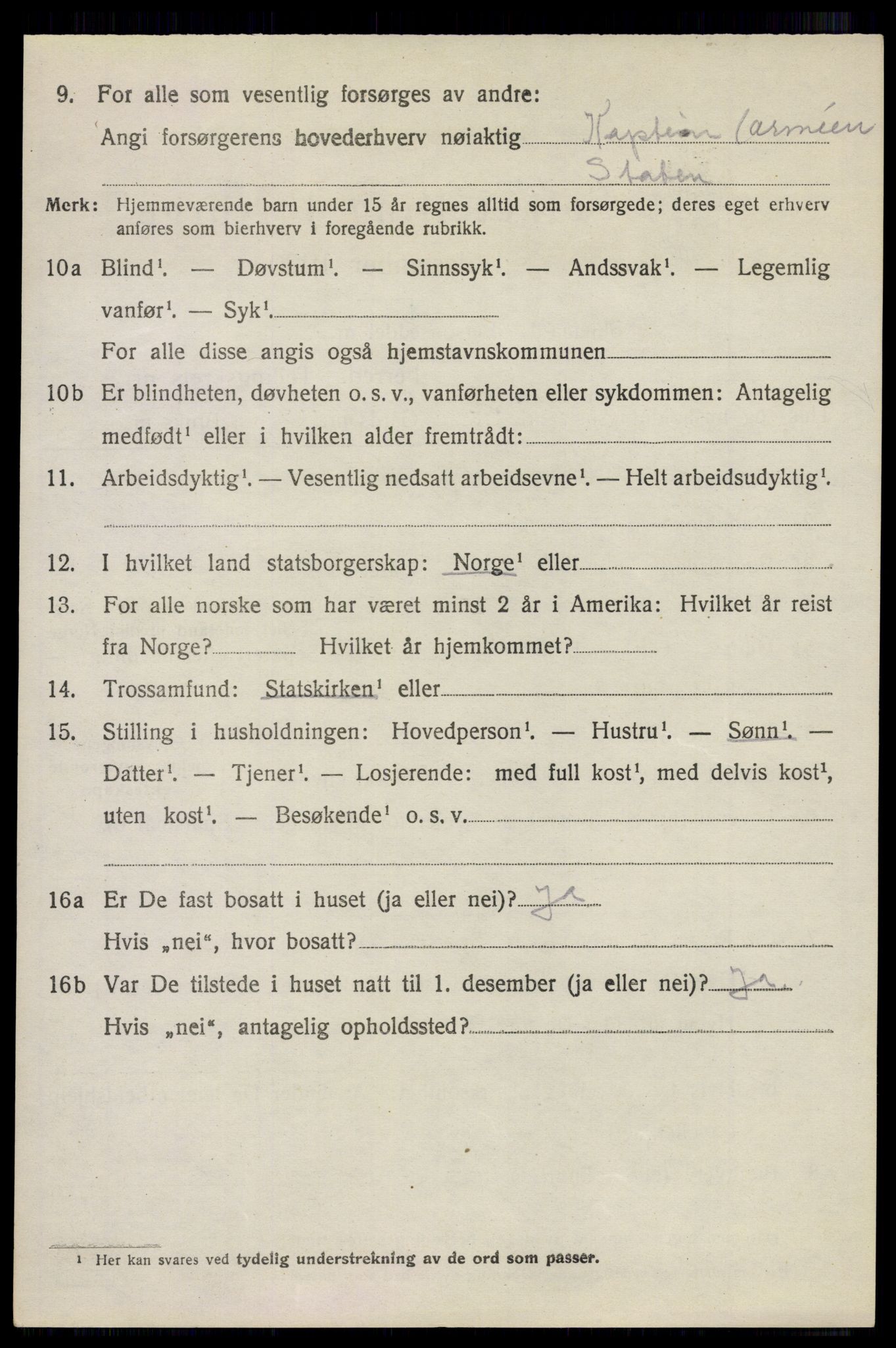 SAO, 1920 census for Bærum, 1920, p. 20027