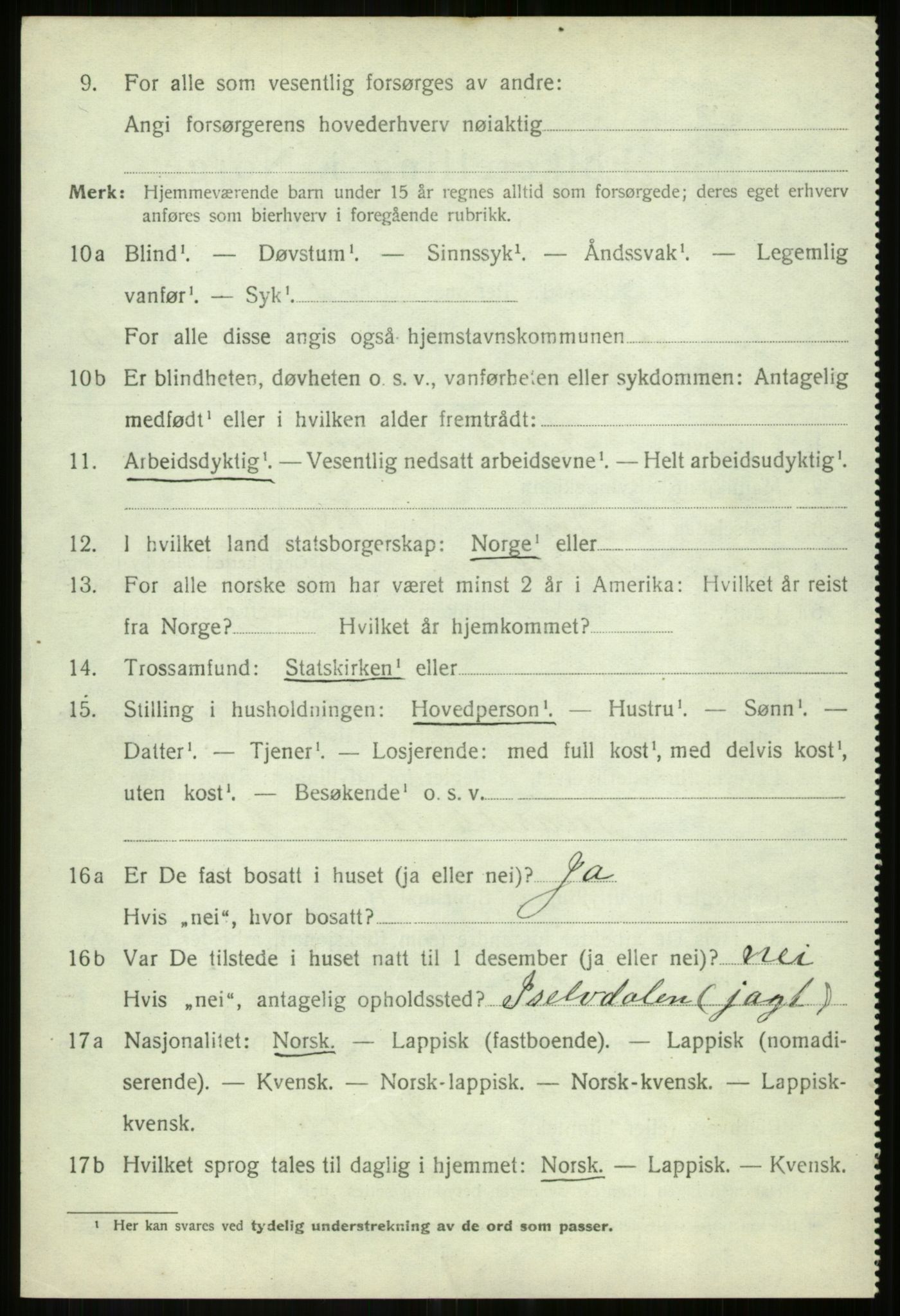 SATØ, 1920 census for Målselv, 1920, p. 6726