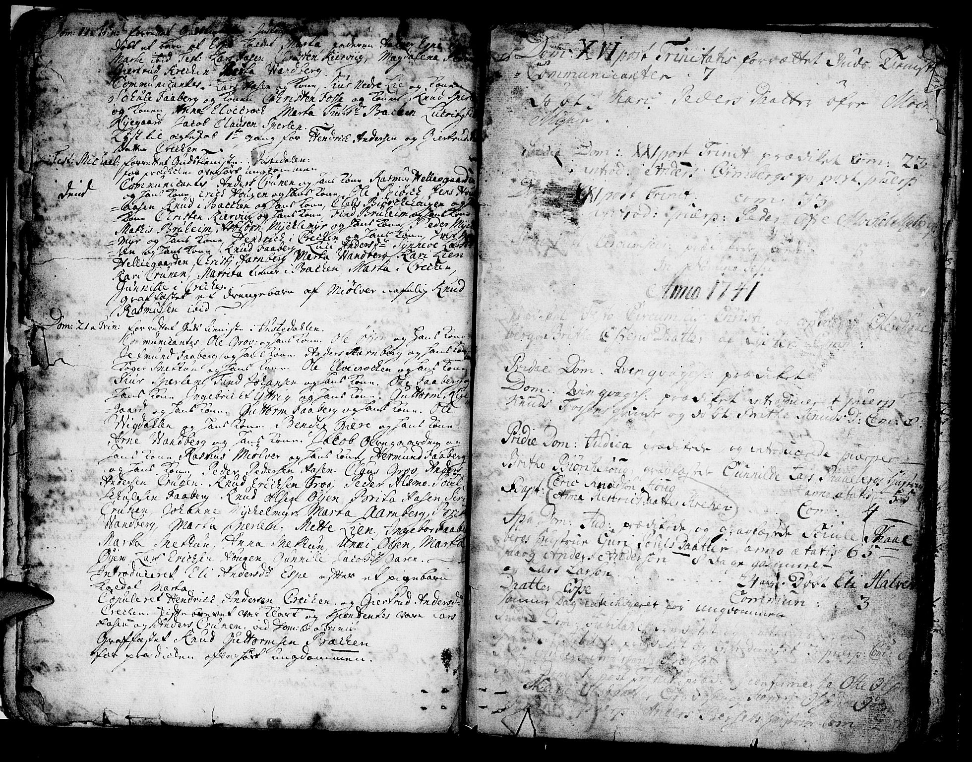 Jostedal sokneprestembete, AV/SAB-A-80601/H/Haa/Haaa/L0001: Parish register (official) no. A 1, 1733-1751, p. 16