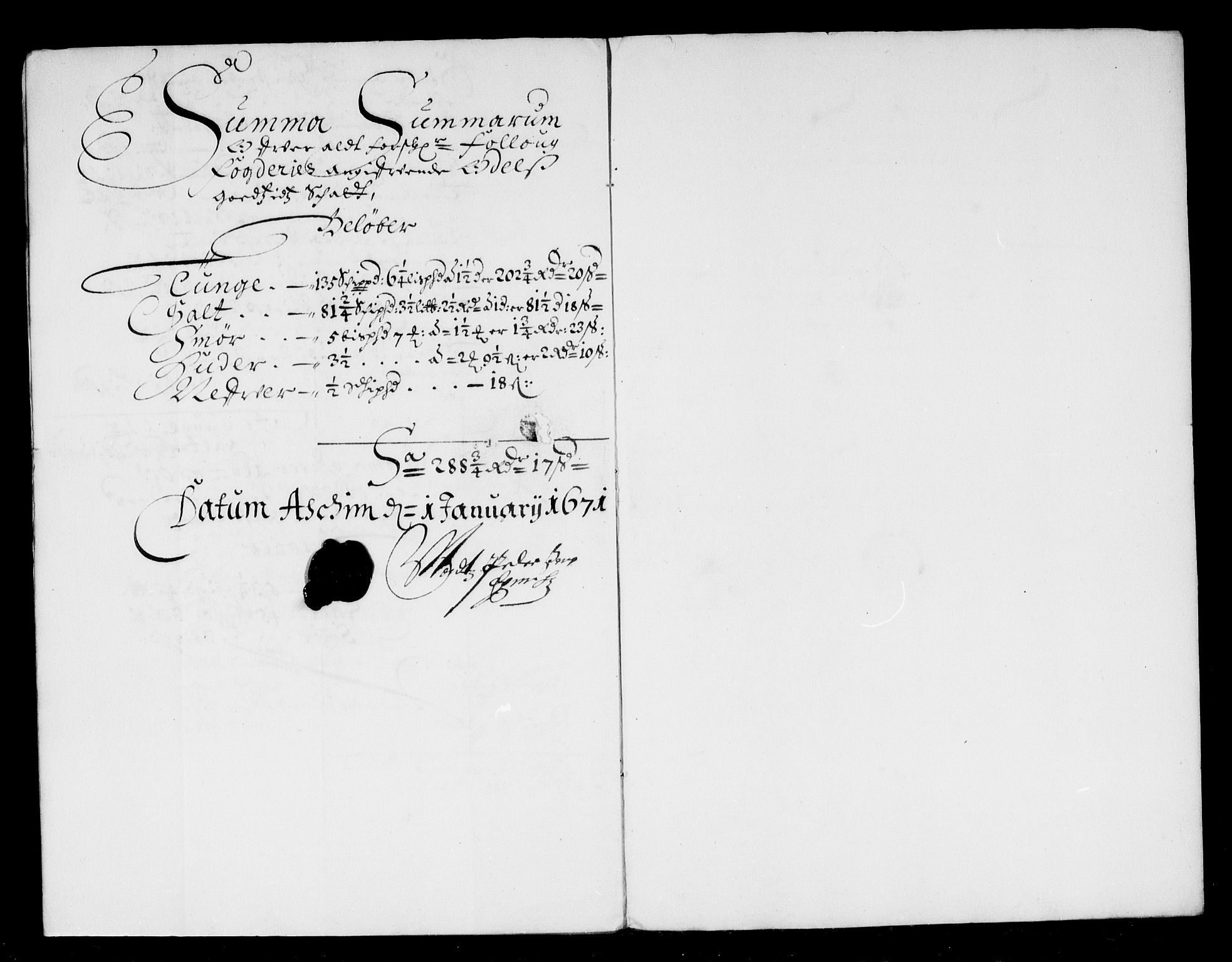 Rentekammeret inntil 1814, Reviderte regnskaper, Stiftamtstueregnskaper, Landkommissariatet på Akershus og Akershus stiftamt, AV/RA-EA-5869/R/Rb/L0069: Akershus stiftamt, 1670