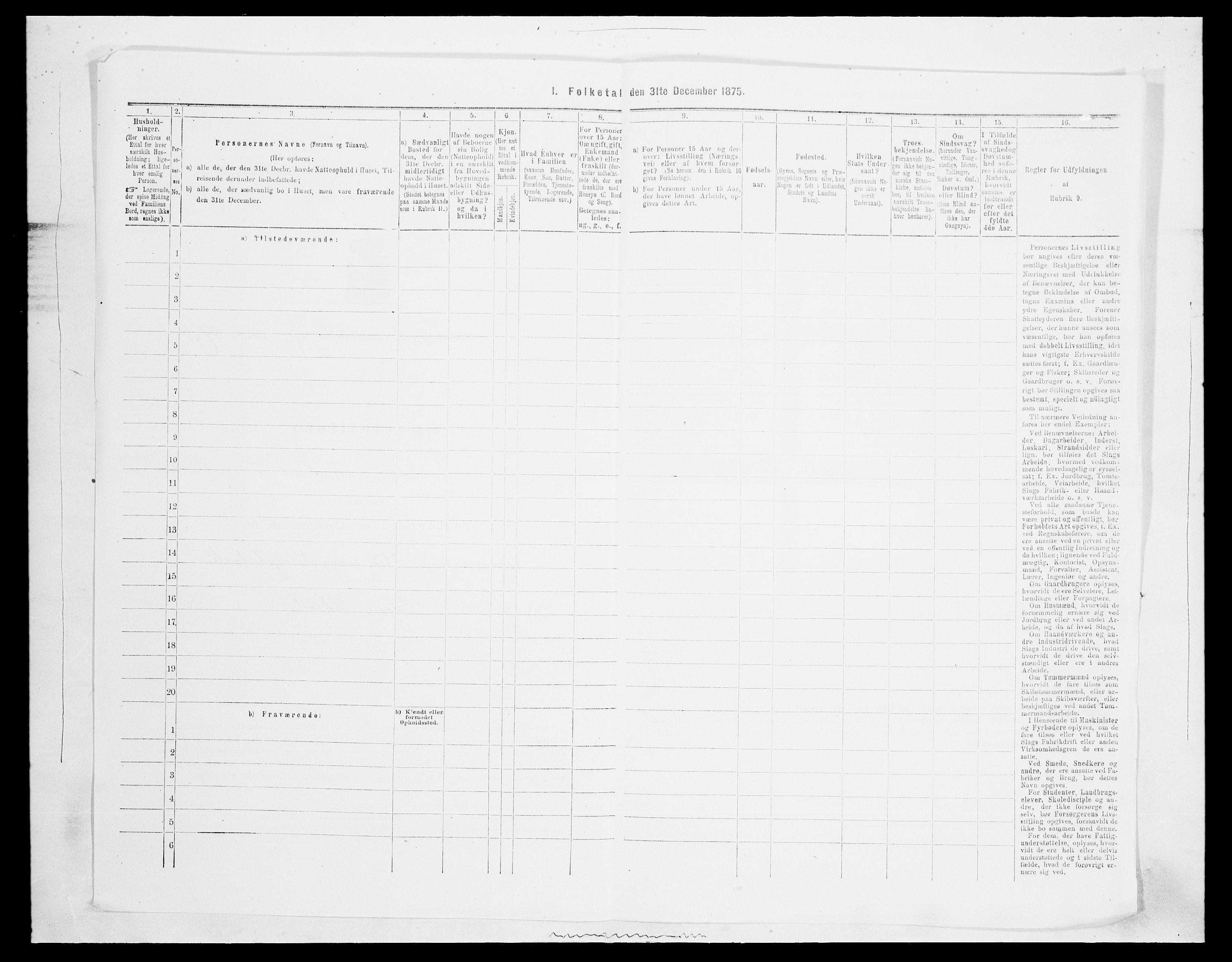 SAH, 1875 census for 0515P Vågå, 1875, p. 2072