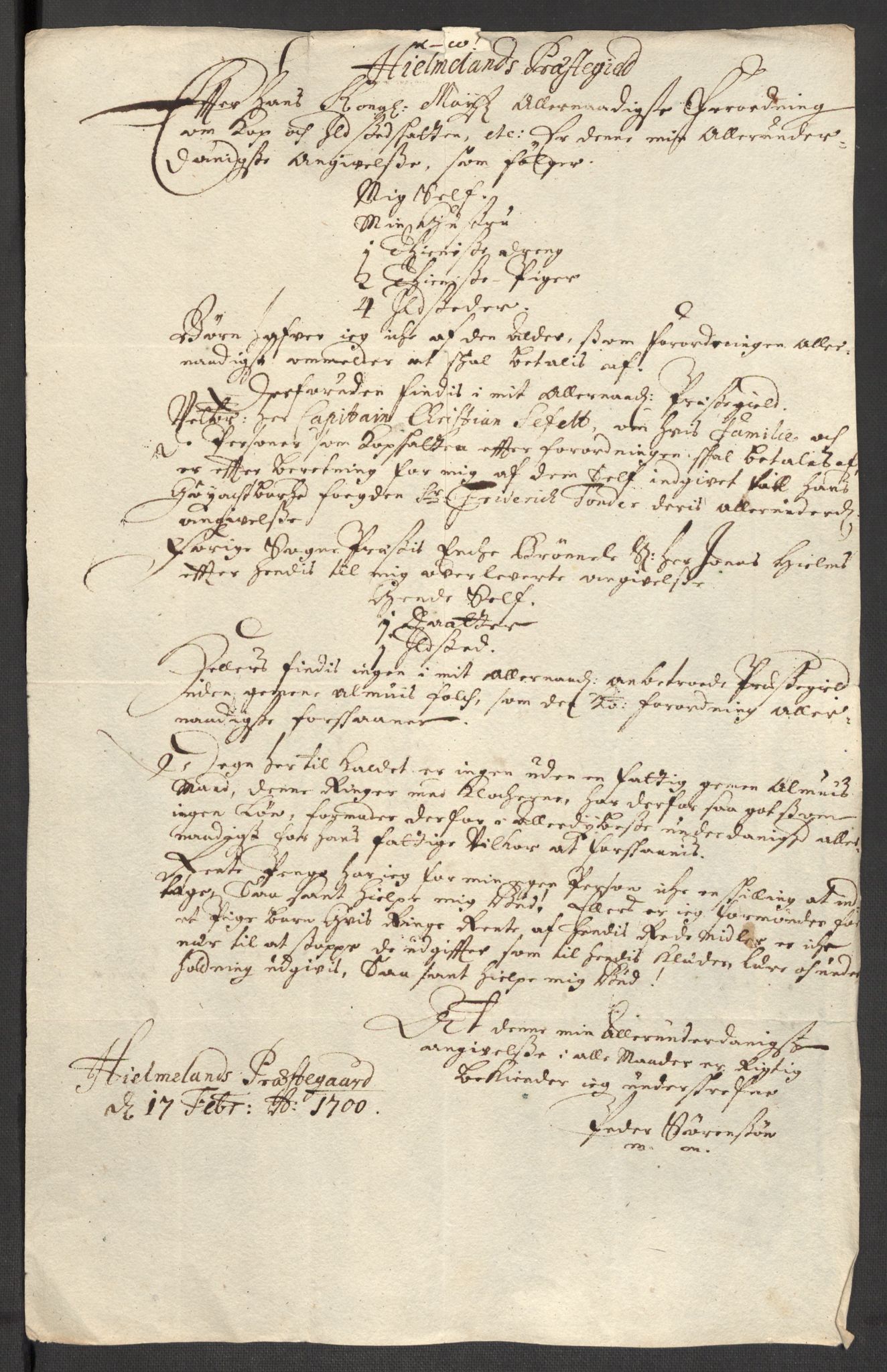 Rentekammeret inntil 1814, Reviderte regnskaper, Fogderegnskap, AV/RA-EA-4092/R47/L2858: Fogderegnskap Ryfylke, 1697-1700, p. 397