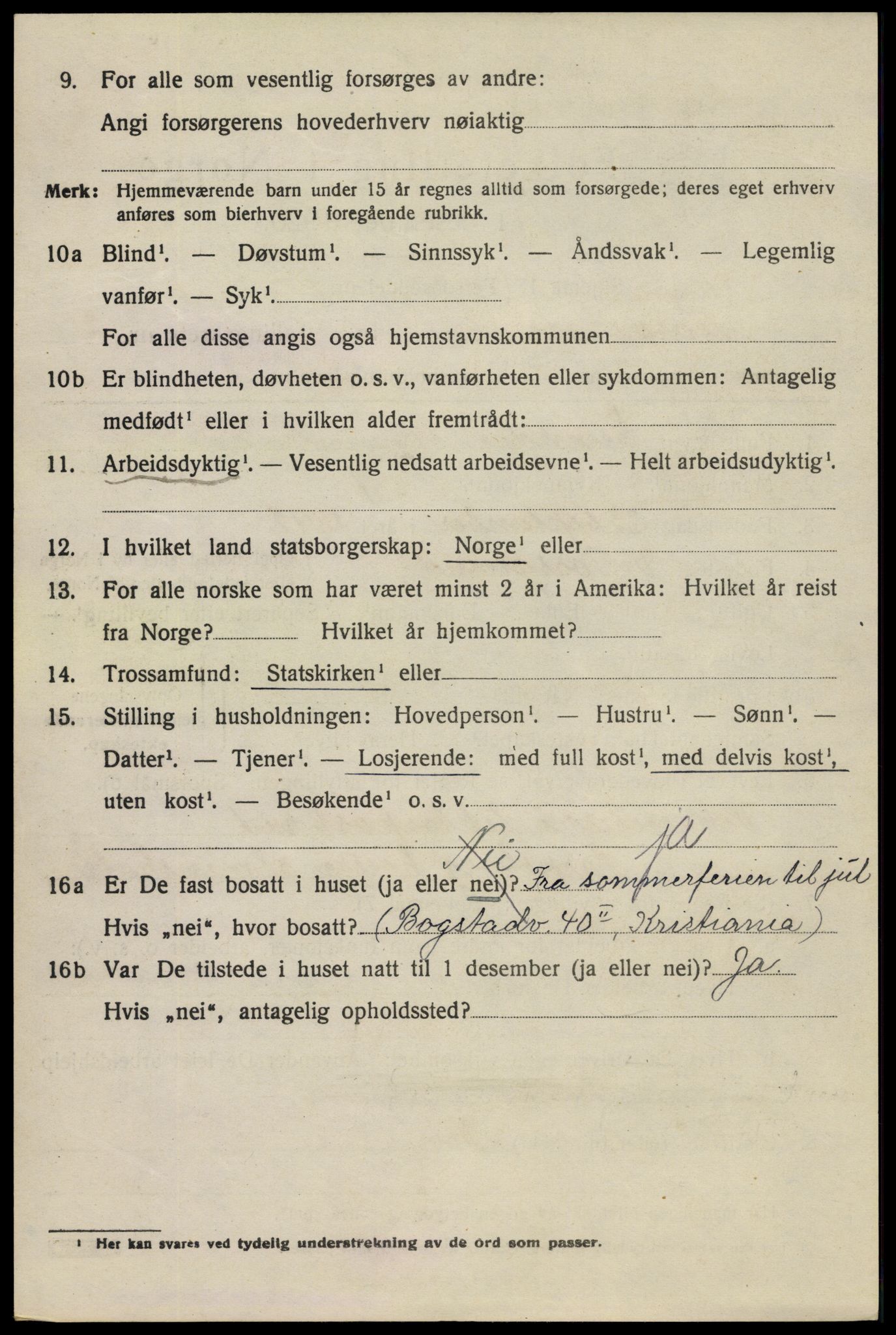 SAO, 1920 census for Sarpsborg, 1920, p. 10261