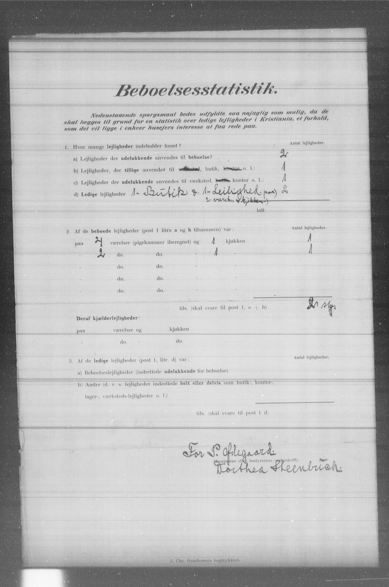 OBA, Municipal Census 1902 for Kristiania, 1902, p. 3314