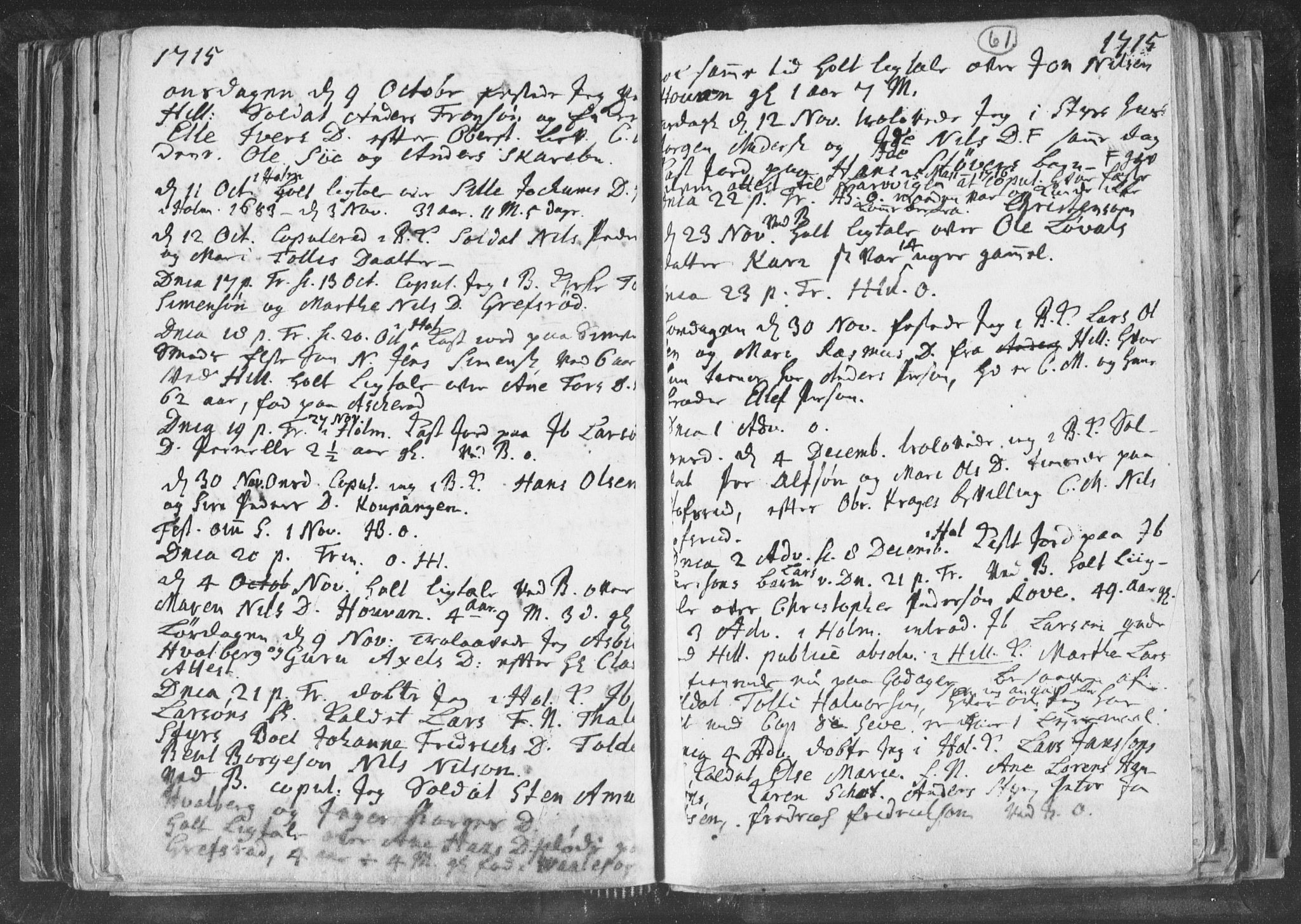 Botne kirkebøker, AV/SAKO-A-340/F/Fa/L0001b: Parish register (official) no. I 1B, 1707-1722, p. 61