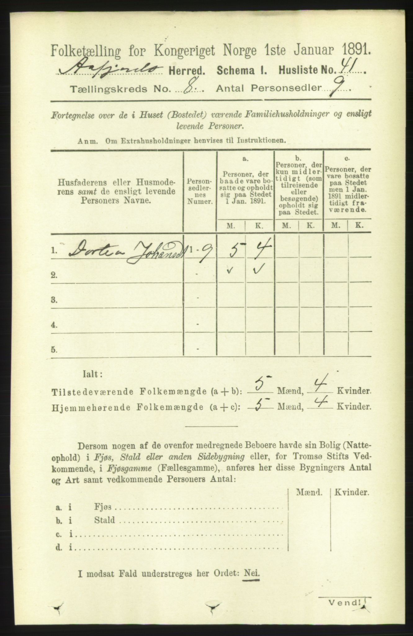 RA, 1891 census for 1630 Åfjord, 1891, p. 1968