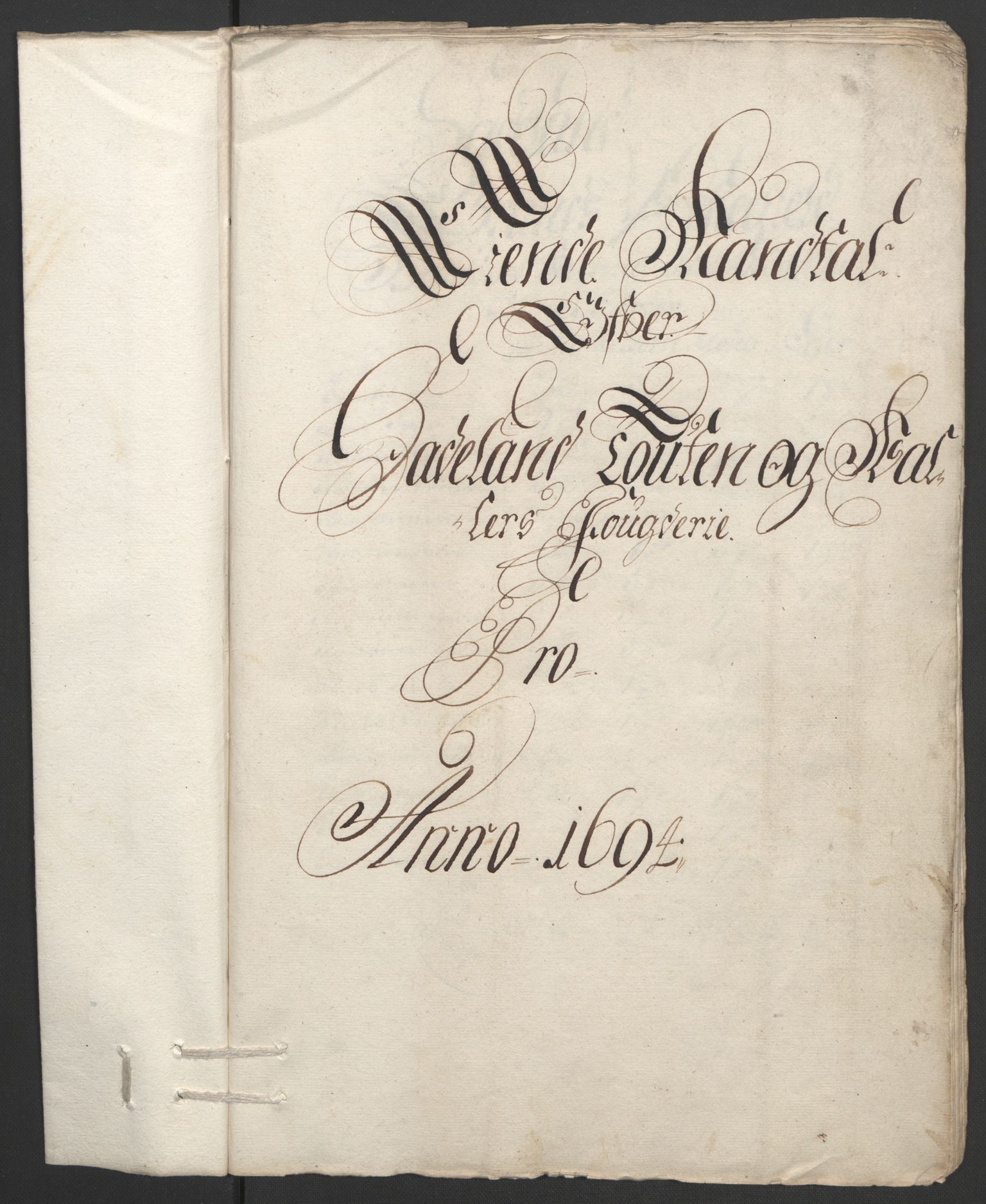 Rentekammeret inntil 1814, Reviderte regnskaper, Fogderegnskap, RA/EA-4092/R18/L1292: Fogderegnskap Hadeland, Toten og Valdres, 1693-1694, p. 209