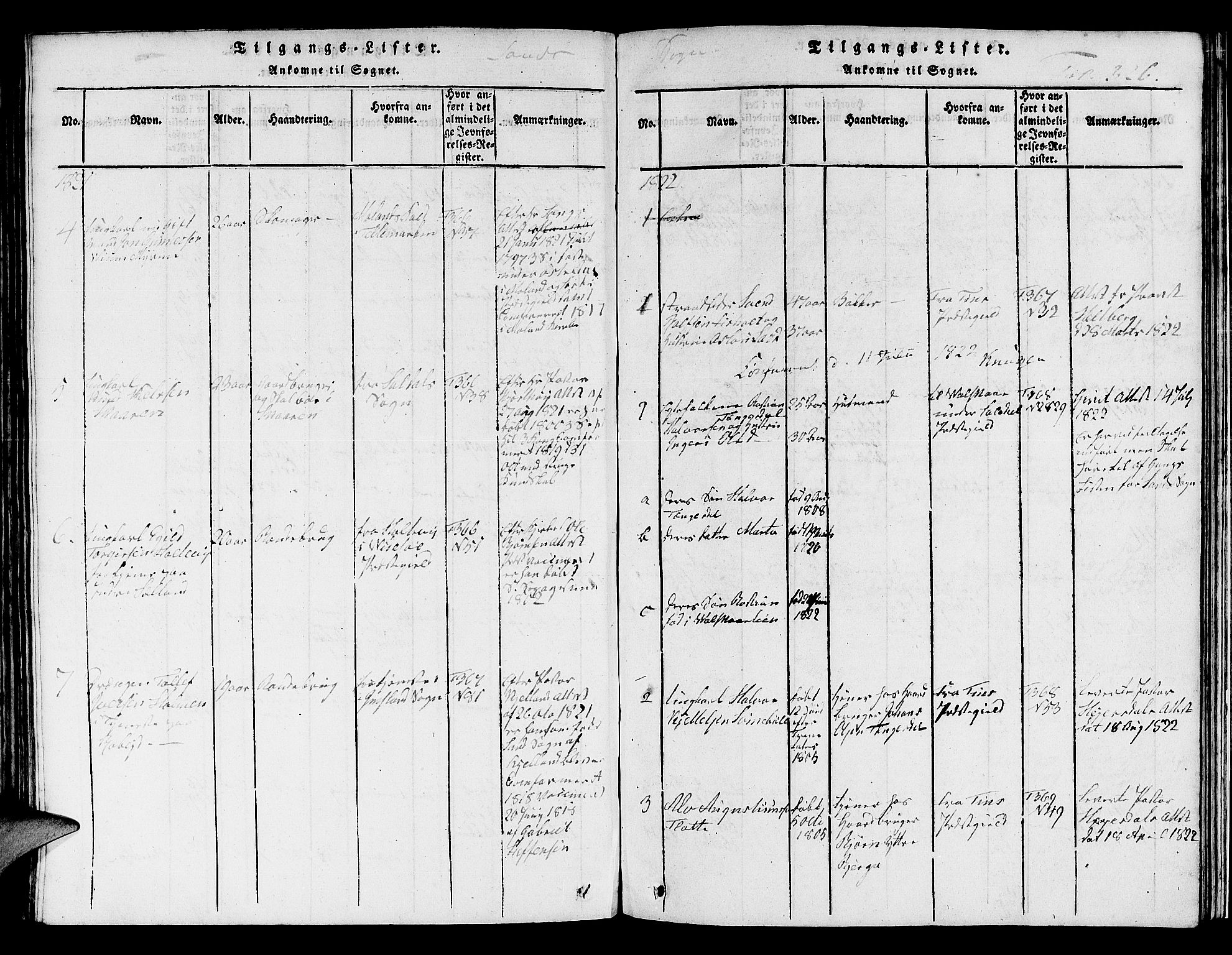 Jelsa sokneprestkontor, SAST/A-101842/01/V: Parish register (copy) no. B 1 /2, 1816-1828, p. 326