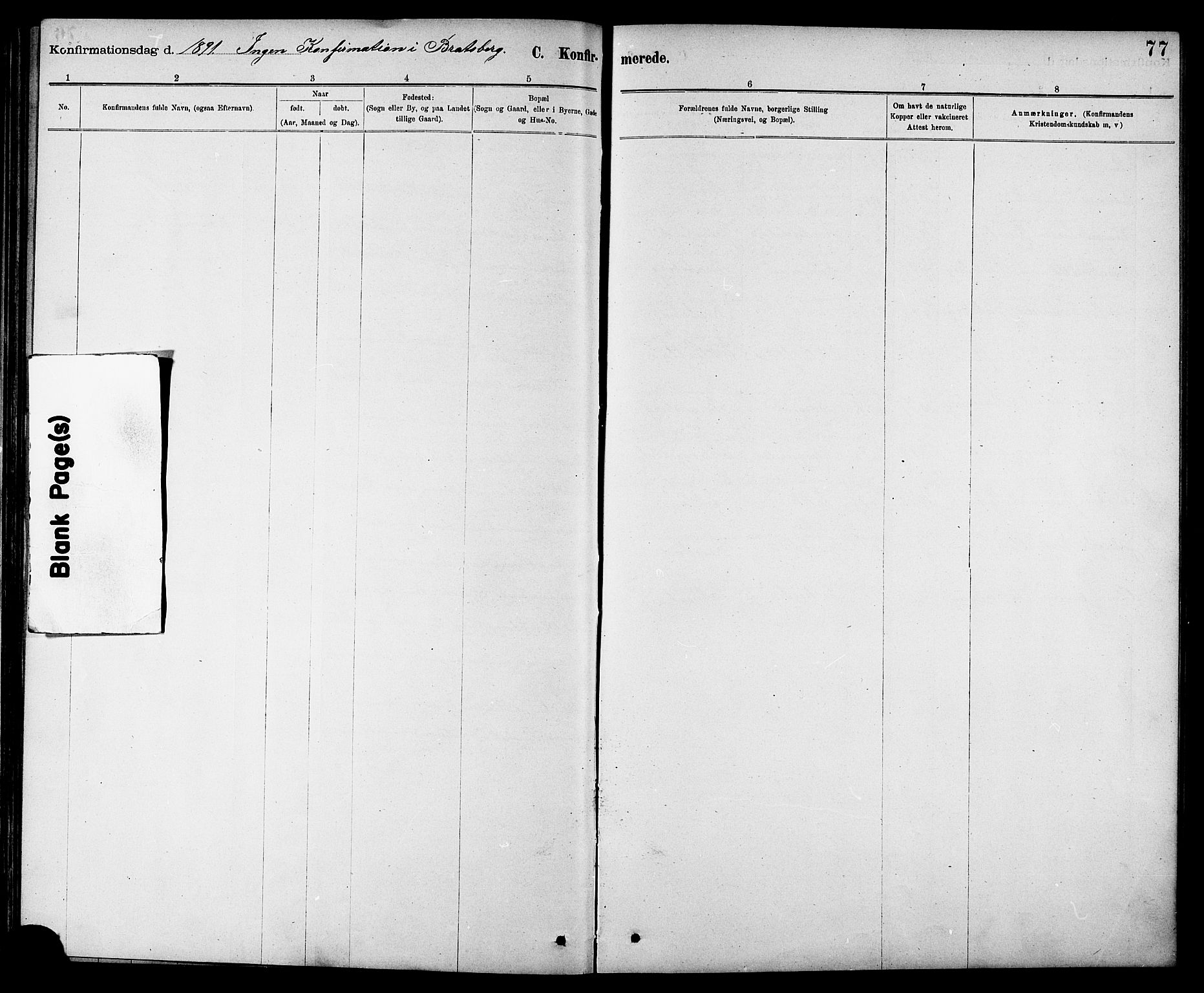 Ministerialprotokoller, klokkerbøker og fødselsregistre - Sør-Trøndelag, AV/SAT-A-1456/608/L0341: Parish register (copy) no. 608C07, 1890-1912, p. 77