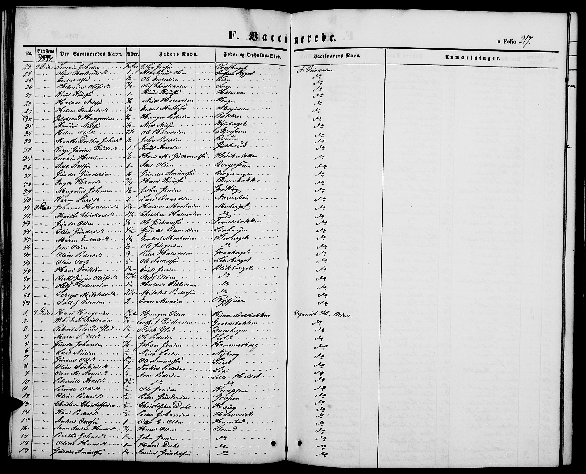 Elverum prestekontor, AV/SAH-PREST-044/H/Ha/Hab/L0002: Parish register (copy) no. 2, 1845-1855, p. 217