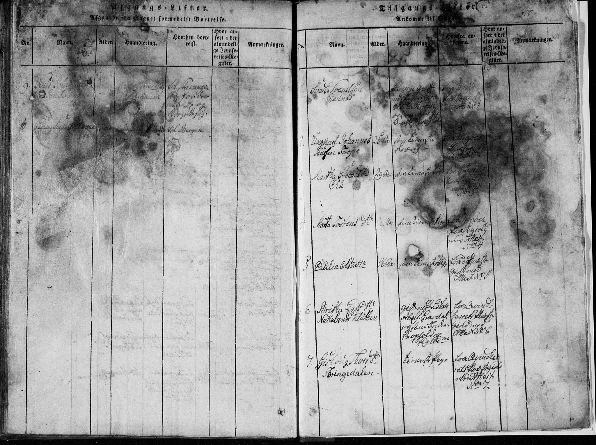 Strandebarm sokneprestembete, AV/SAB-A-78401/H/Hab: Parish register (copy) no. A  1, 1816-1826, p. 300