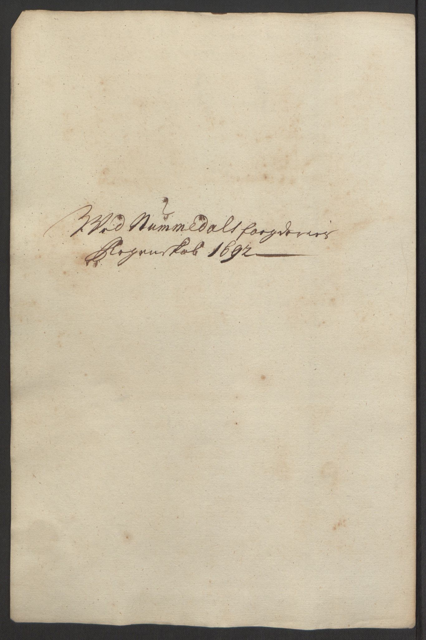 Rentekammeret inntil 1814, Reviderte regnskaper, Fogderegnskap, RA/EA-4092/R64/L4424: Fogderegnskap Namdal, 1692-1695, p. 19