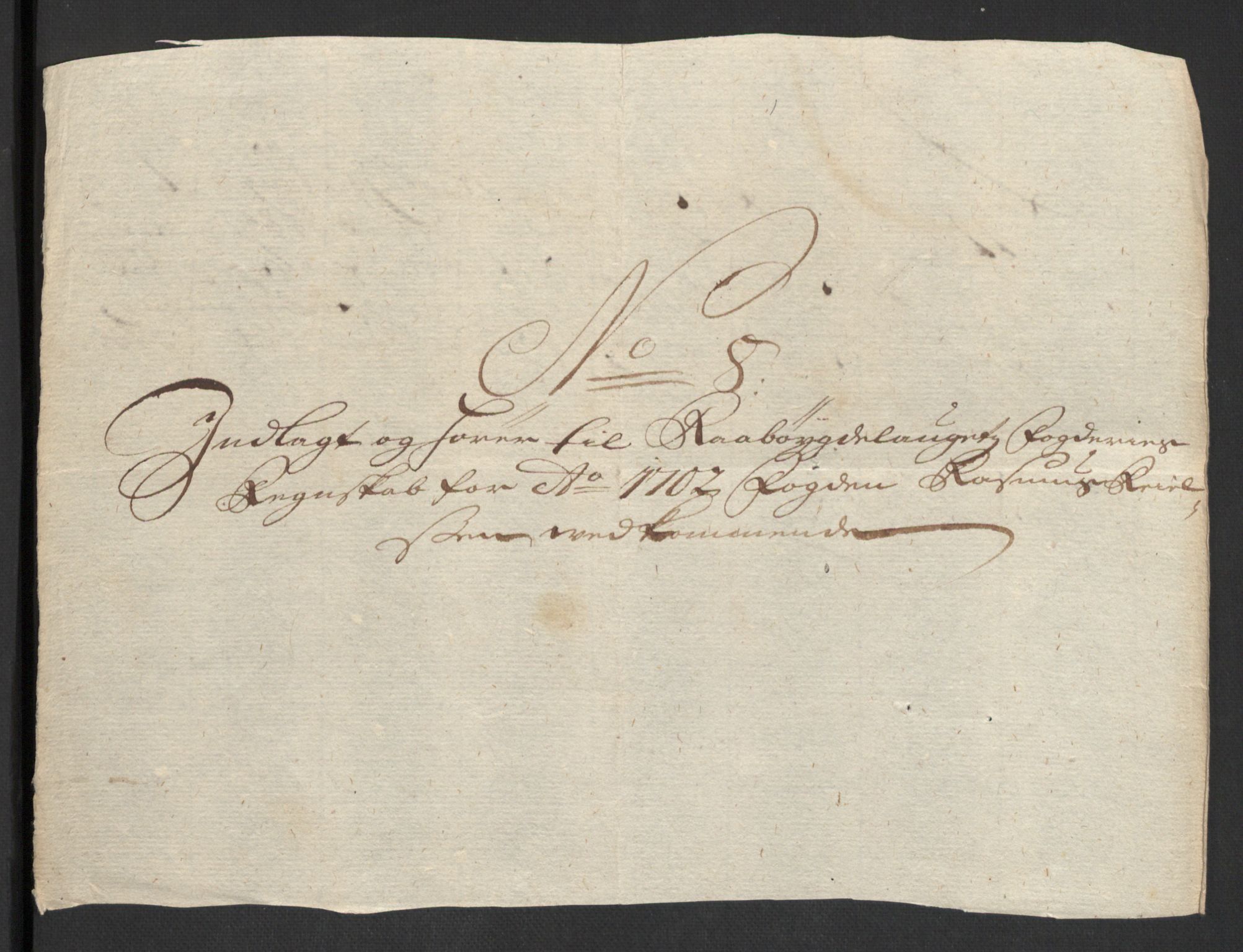 Rentekammeret inntil 1814, Reviderte regnskaper, Fogderegnskap, AV/RA-EA-4092/R40/L2446: Fogderegnskap Råbyggelag, 1700-1702, p. 317