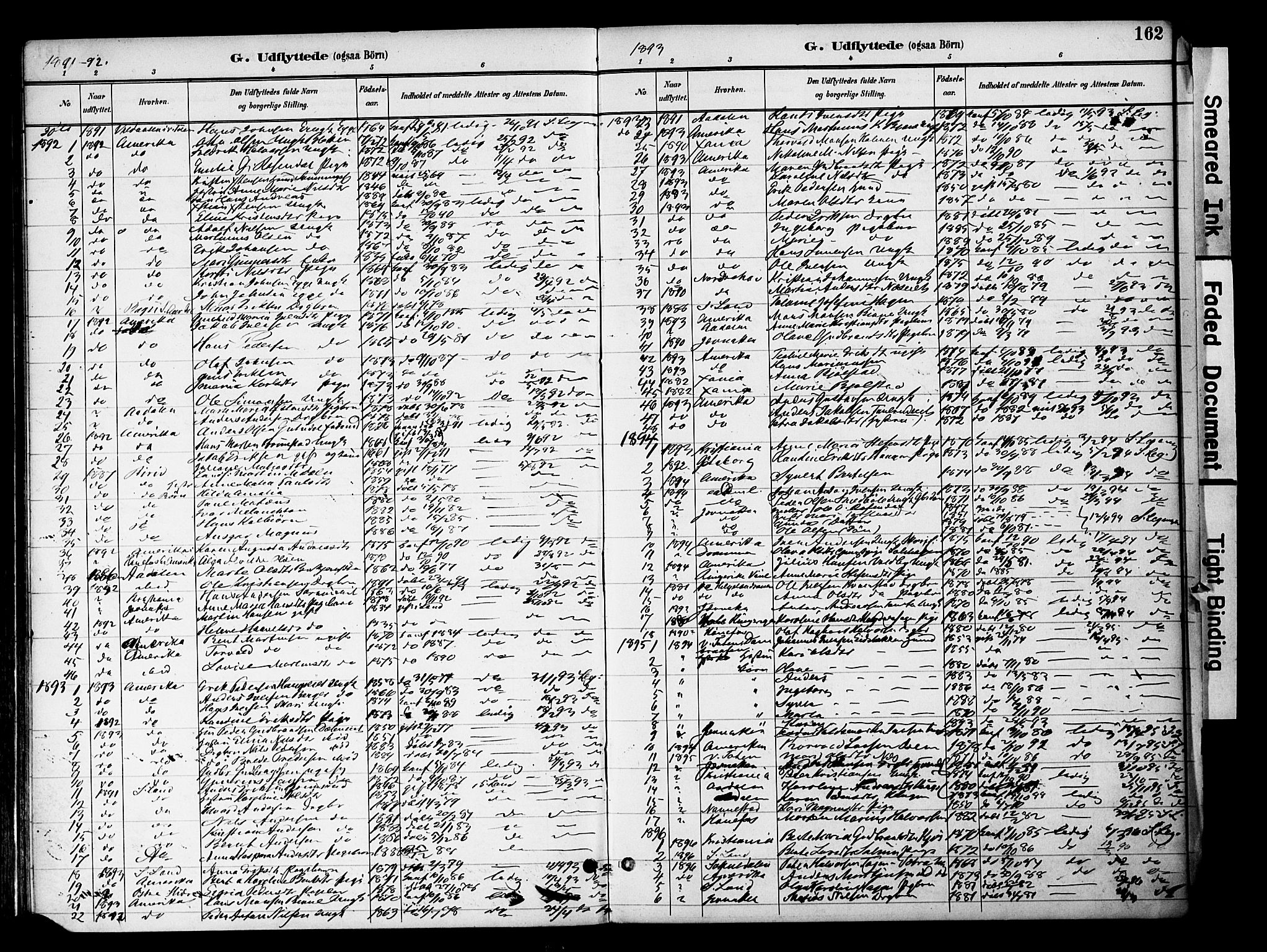 Gran prestekontor, SAH/PREST-112/H/Ha/Haa/L0020: Parish register (official) no. 20, 1889-1899, p. 162