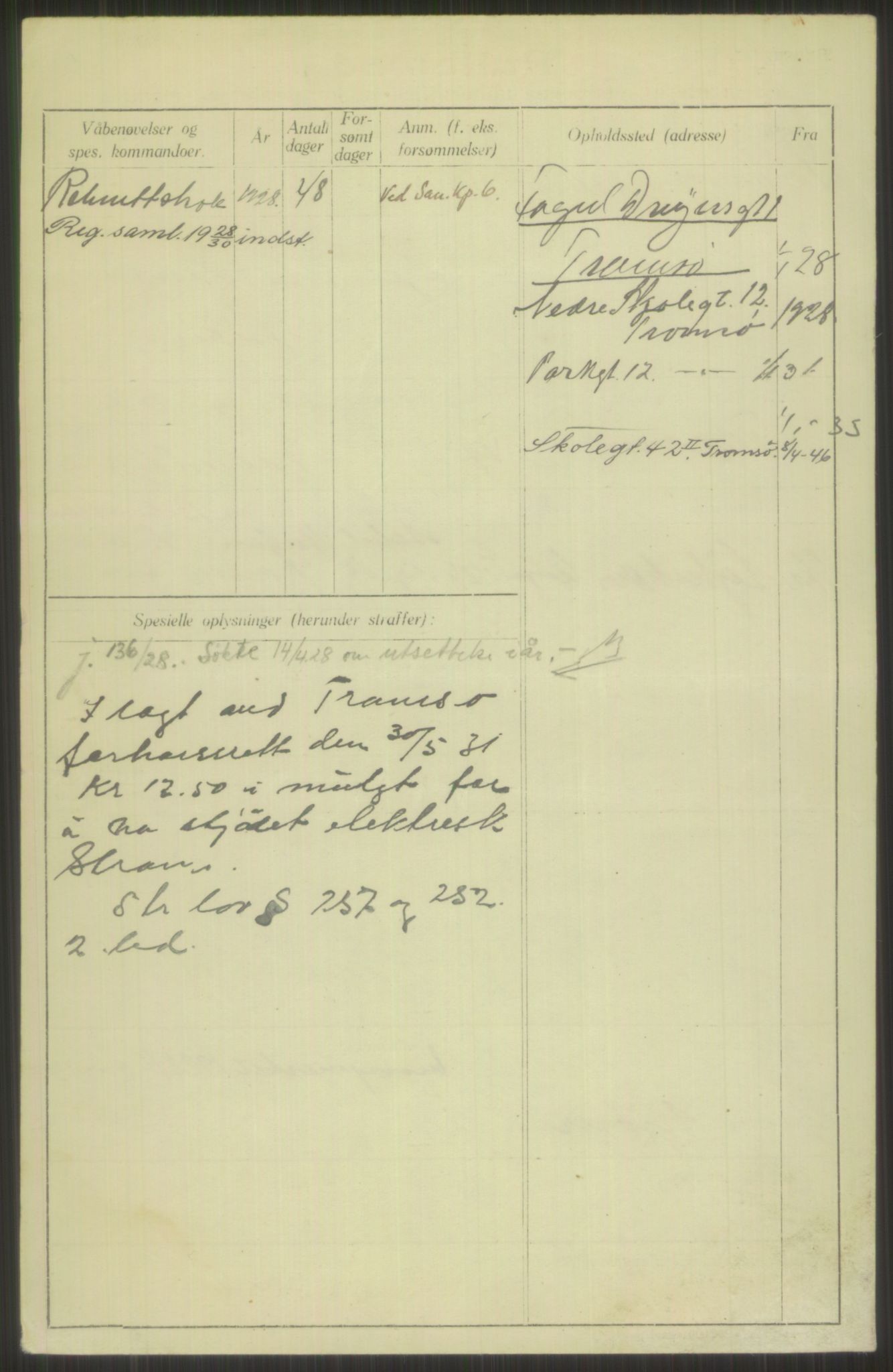 Forsvaret, Troms infanteriregiment nr. 16, AV/RA-RAFA-3146/P/Pa/L0013/0003: Rulleblad / Rulleblad for regimentets menige mannskaper, årsklasse 1928, 1928, p. 452