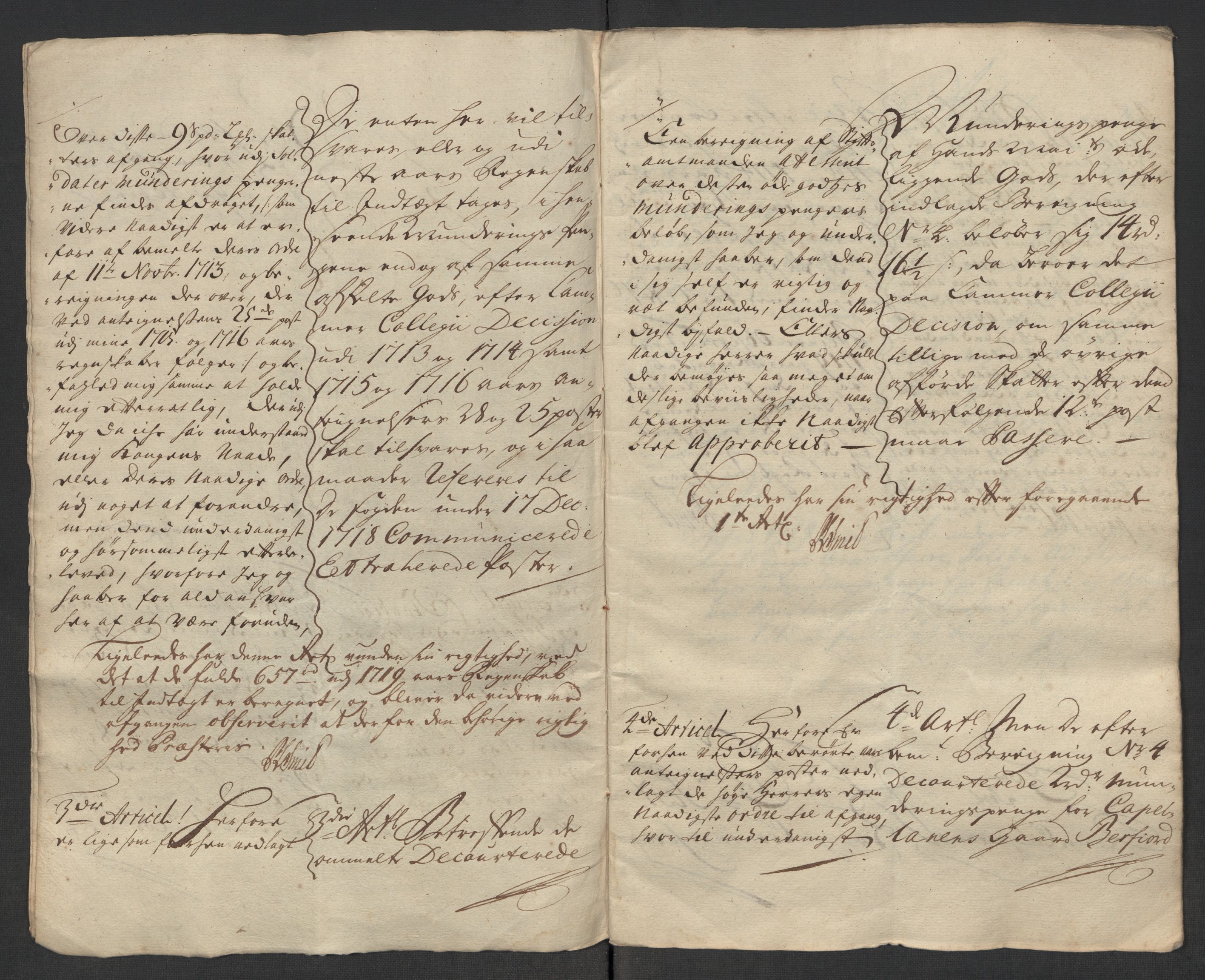 Rentekammeret inntil 1814, Reviderte regnskaper, Fogderegnskap, RA/EA-4092/R57/L3866: Fogderegnskap Fosen, 1718, p. 242