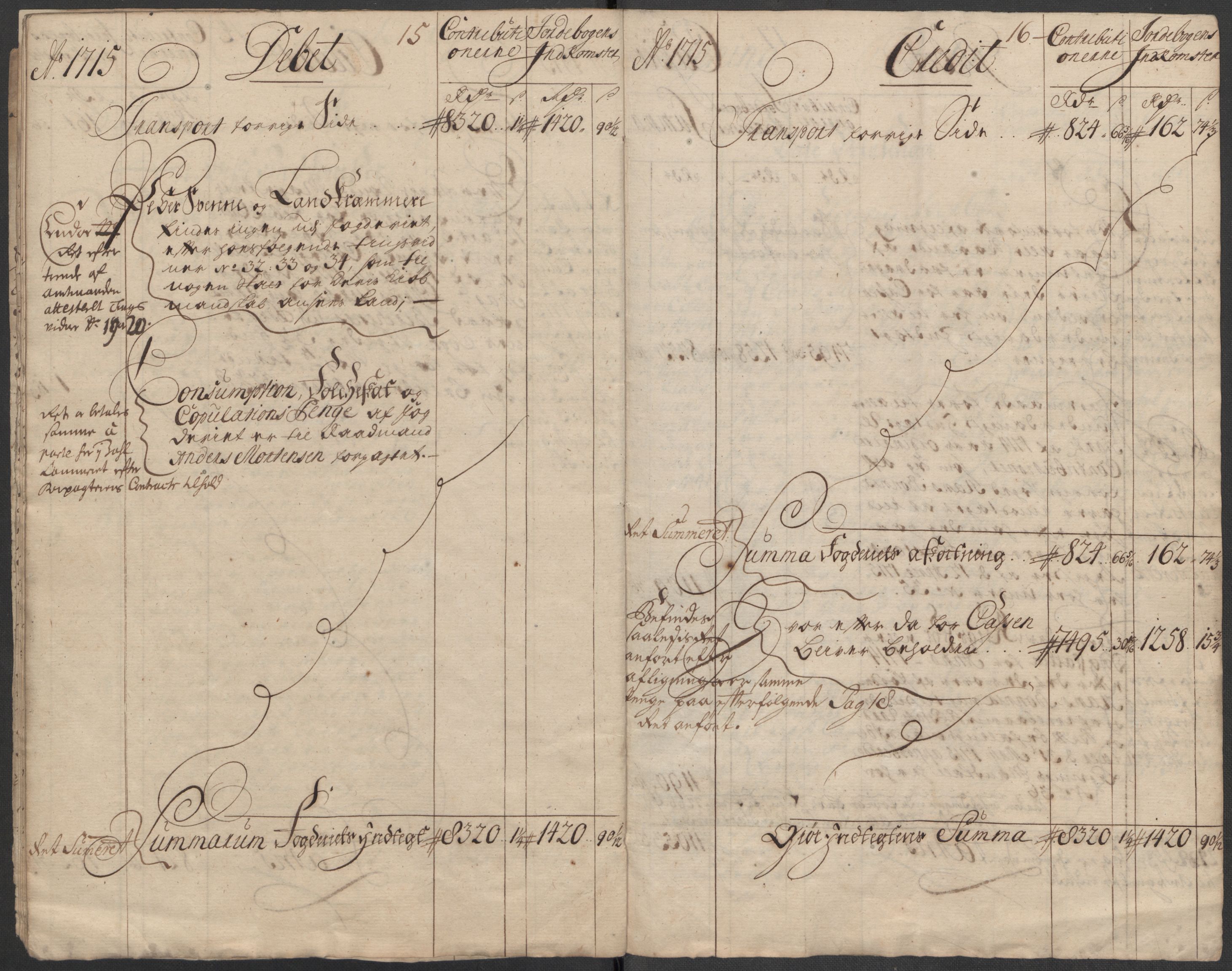 Rentekammeret inntil 1814, Reviderte regnskaper, Fogderegnskap, AV/RA-EA-4092/R39/L2323: Fogderegnskap Nedenes, 1715, p. 11