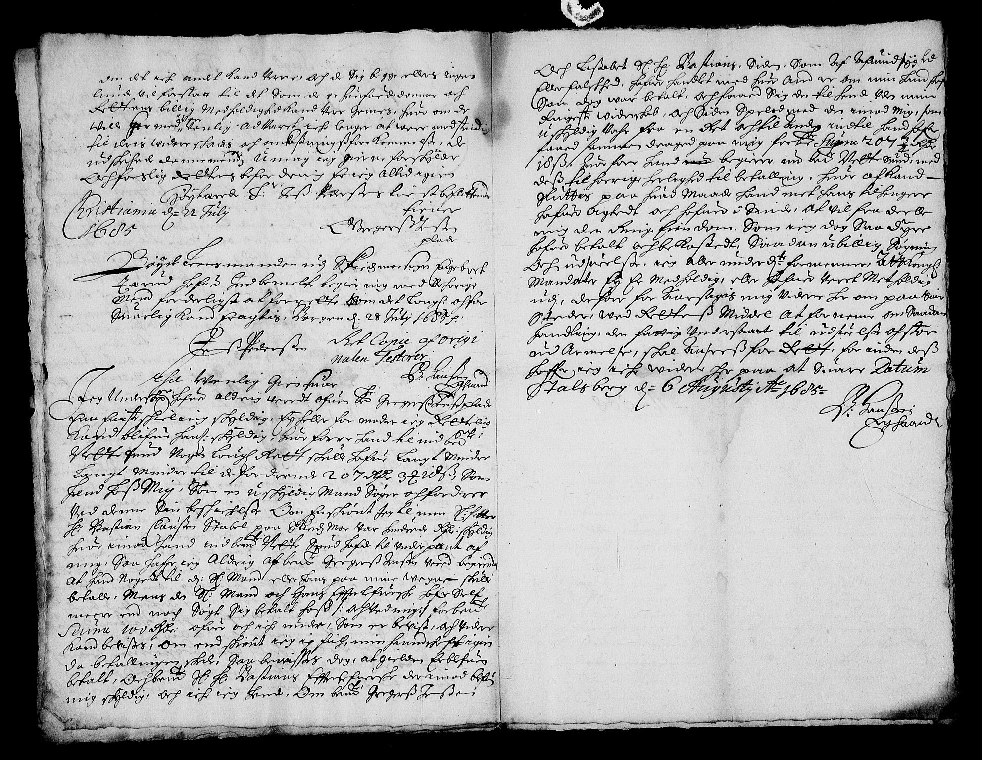 Stattholderembetet 1572-1771, RA/EA-2870/Af/L0001: Avskrifter av vedlegg til originale supplikker, nummerert i samsvar med supplikkbøkene, 1683-1687, p. 73