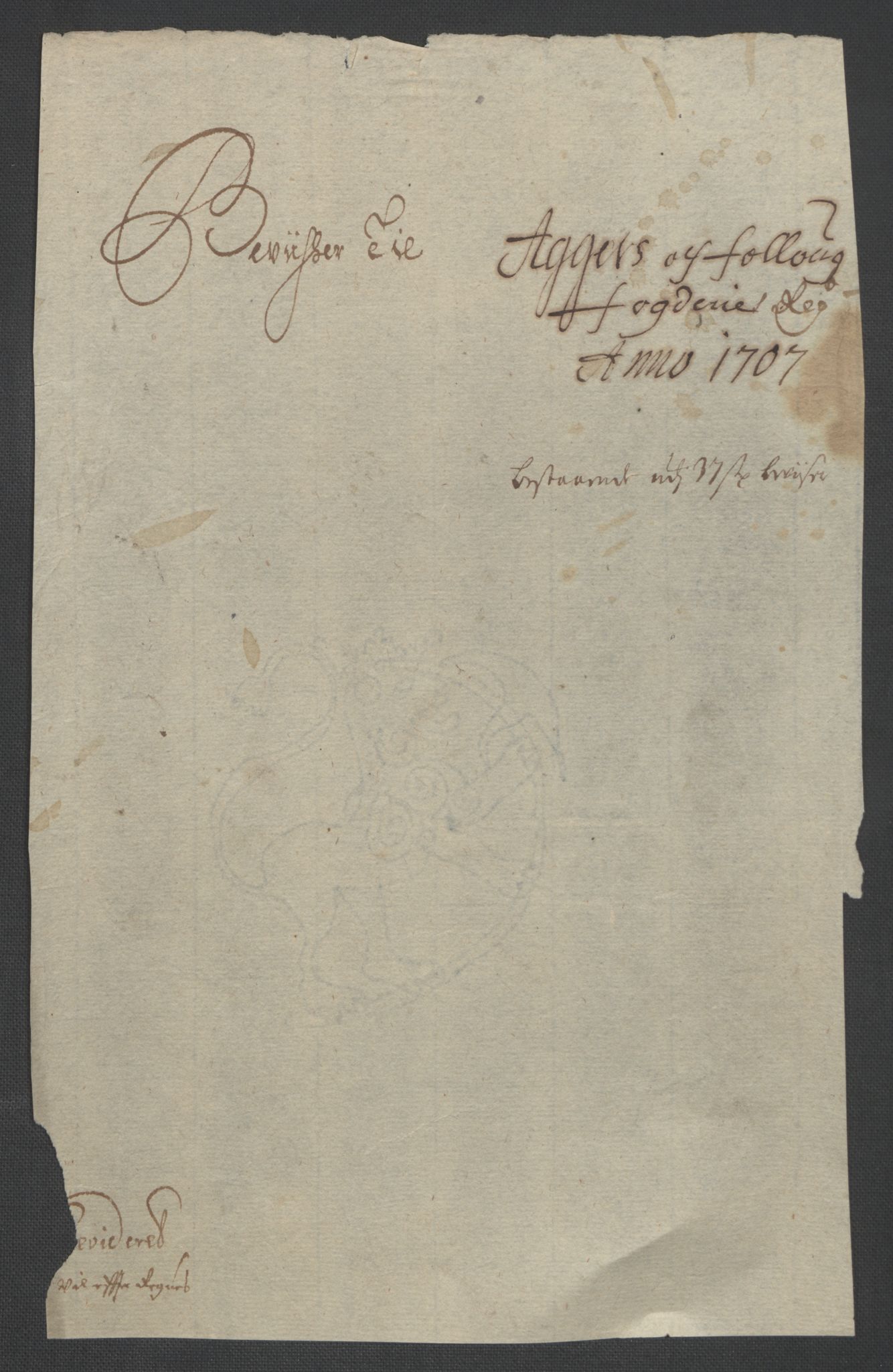 Rentekammeret inntil 1814, Reviderte regnskaper, Fogderegnskap, AV/RA-EA-4092/R10/L0447: Fogderegnskap Aker og Follo, 1707-1709, p. 26