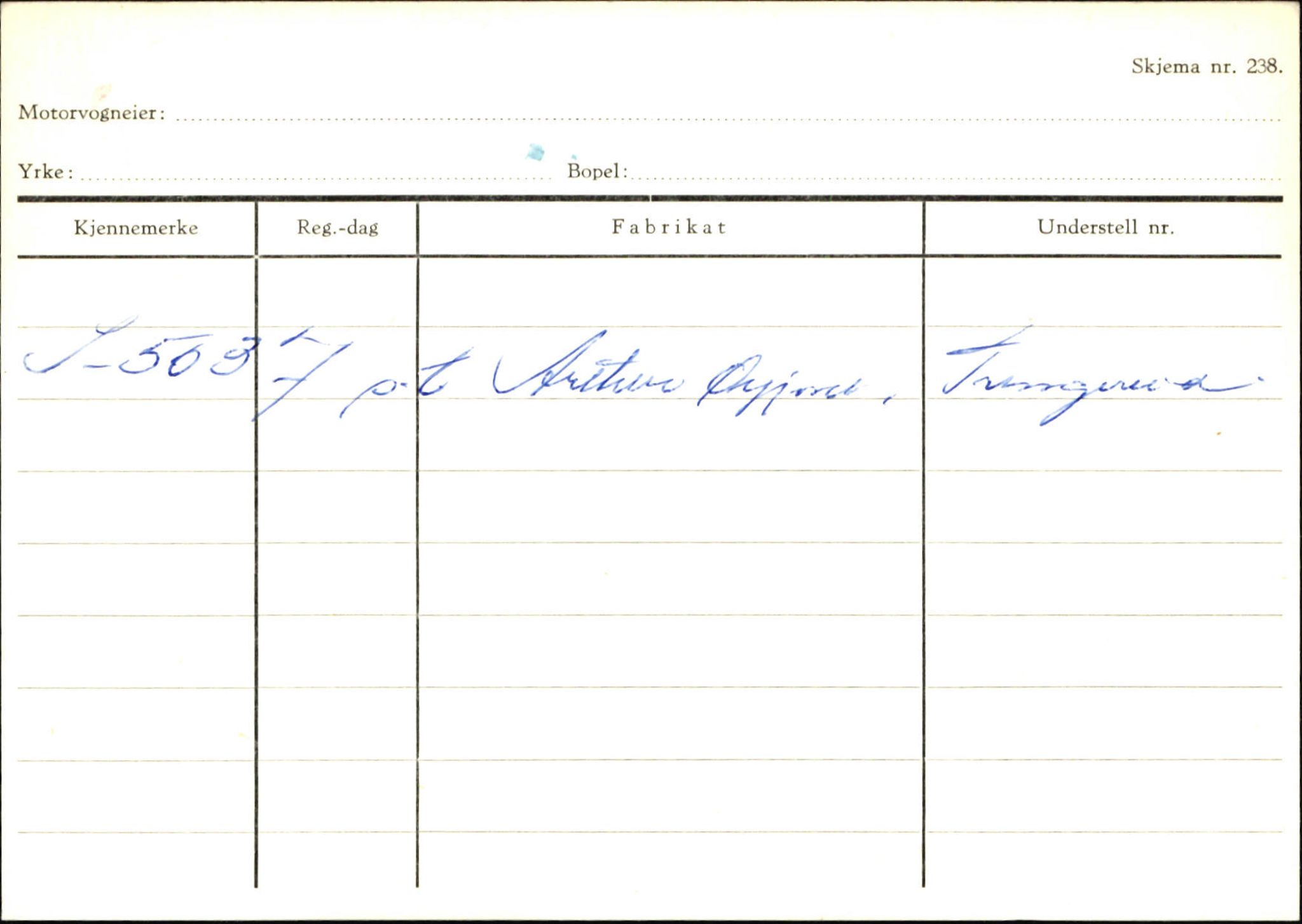 Statens vegvesen, Sogn og Fjordane vegkontor, AV/SAB-A-5301/4/F/L0131: Eigarregister Høyanger P-Å. Stryn S-Å, 1945-1975, p. 838