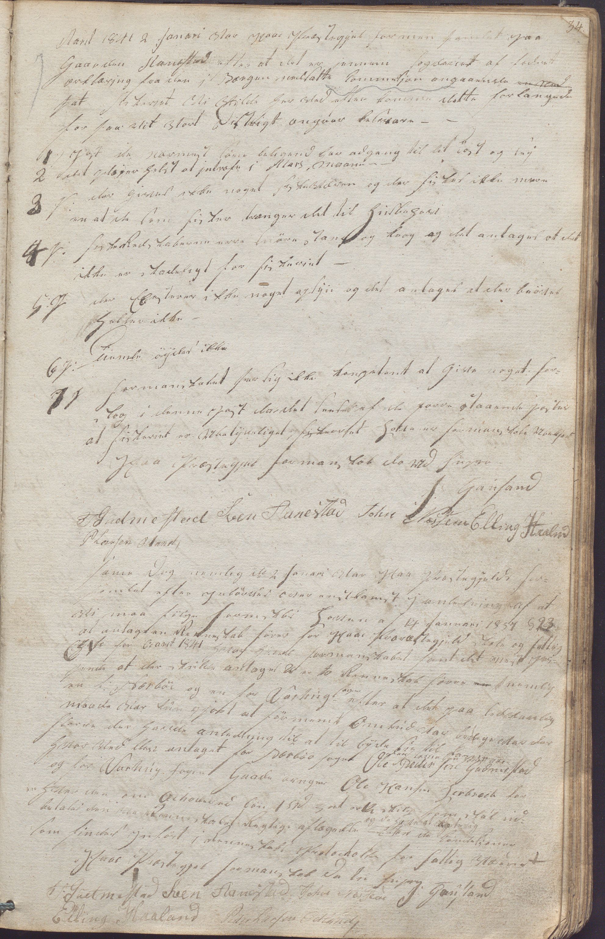 Haa kommune- Formannskapet, IKAR/K-100901/A/L0001: Møtebok, 1837-1865, p. 34a