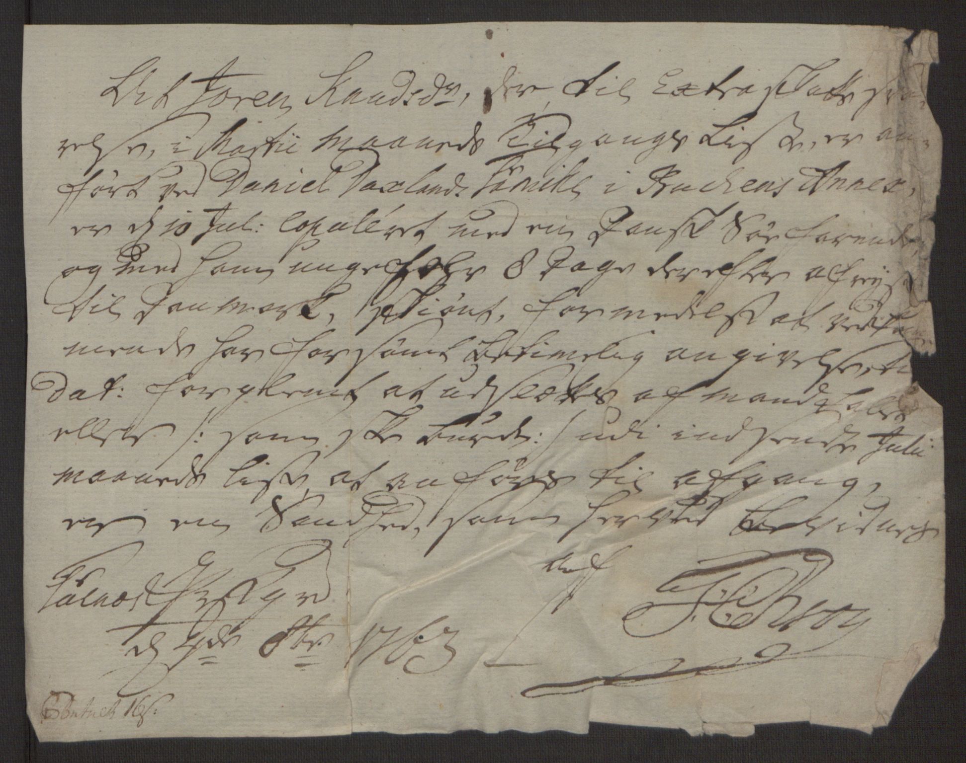 Rentekammeret inntil 1814, Reviderte regnskaper, Hovedkasseregnskaper, AV/RA-EA-4065/Rf/L0072b: Ekstraskatteregnskap, 1762, p. 644