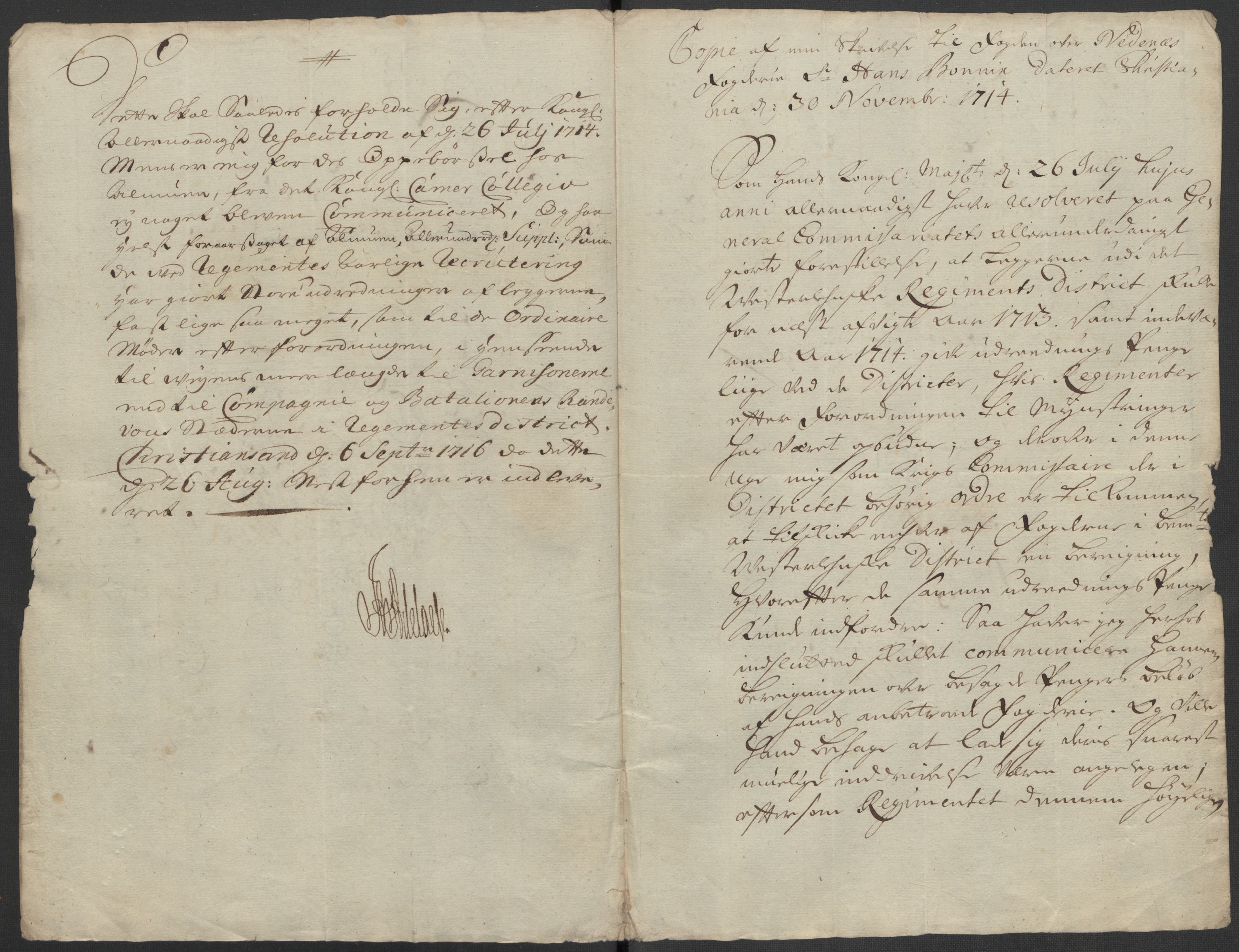 Rentekammeret inntil 1814, Reviderte regnskaper, Fogderegnskap, AV/RA-EA-4092/R39/L2323: Fogderegnskap Nedenes, 1715, p. 252