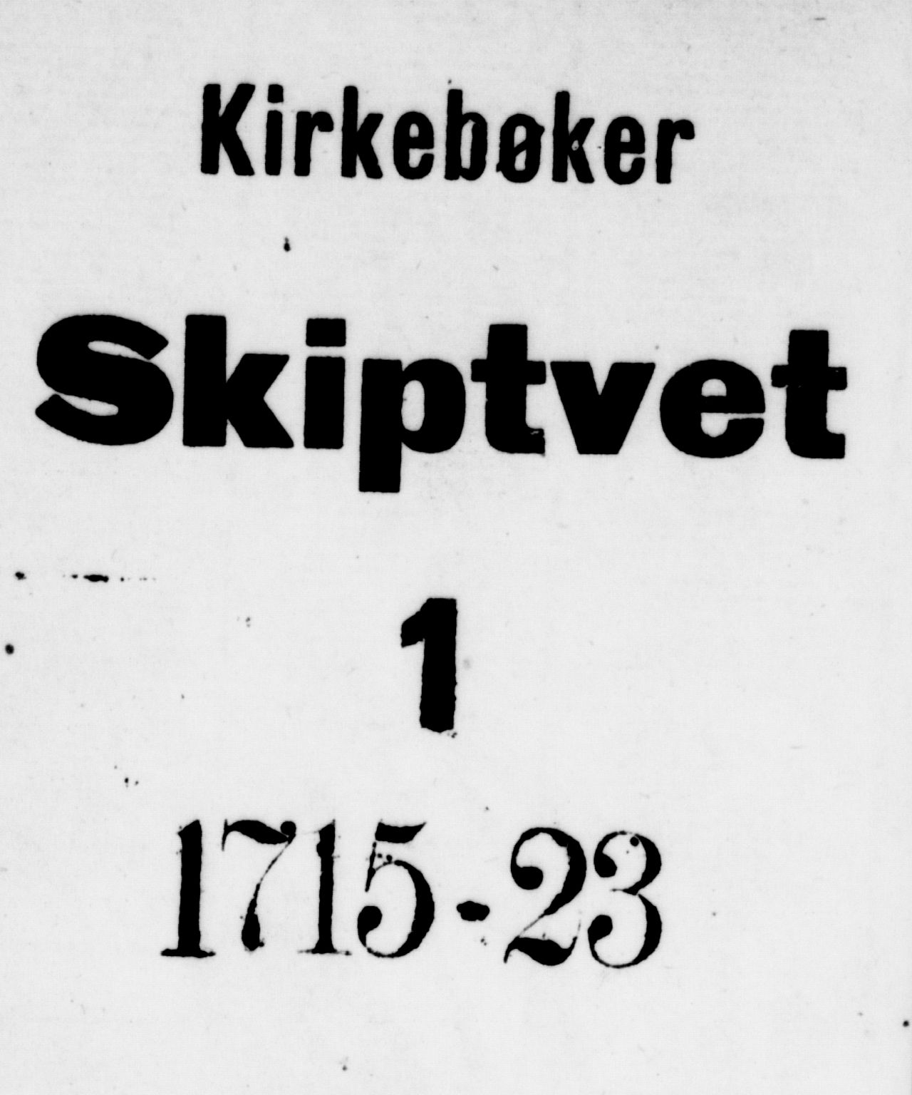 Skiptvet prestekontor Kirkebøker, SAO/A-20009/F/Fa/L0001: Parish register (official) no. 1, 1715-1723