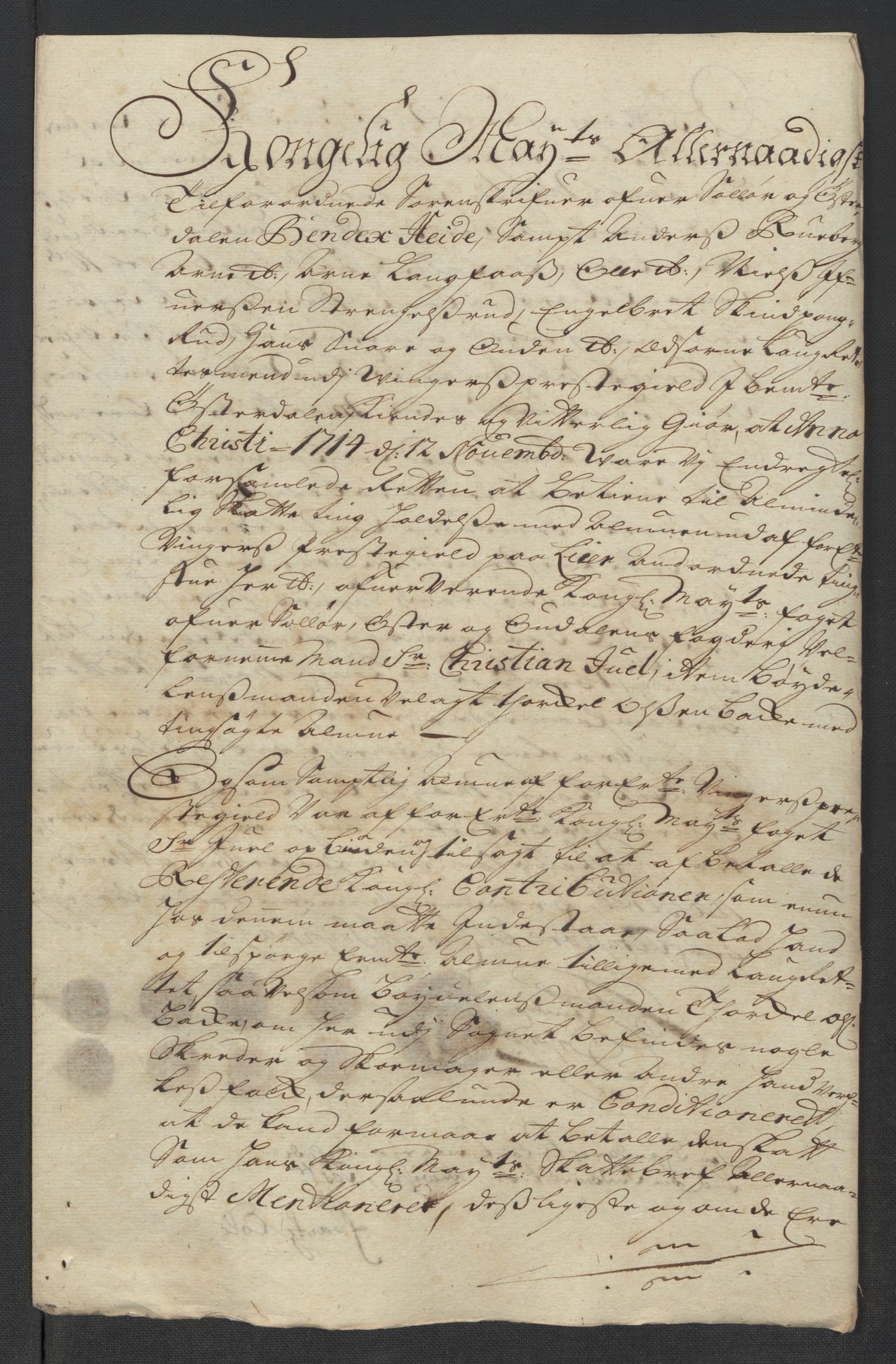 Rentekammeret inntil 1814, Reviderte regnskaper, Fogderegnskap, AV/RA-EA-4092/R13/L0852: Fogderegnskap Solør, Odal og Østerdal, 1714, p. 339