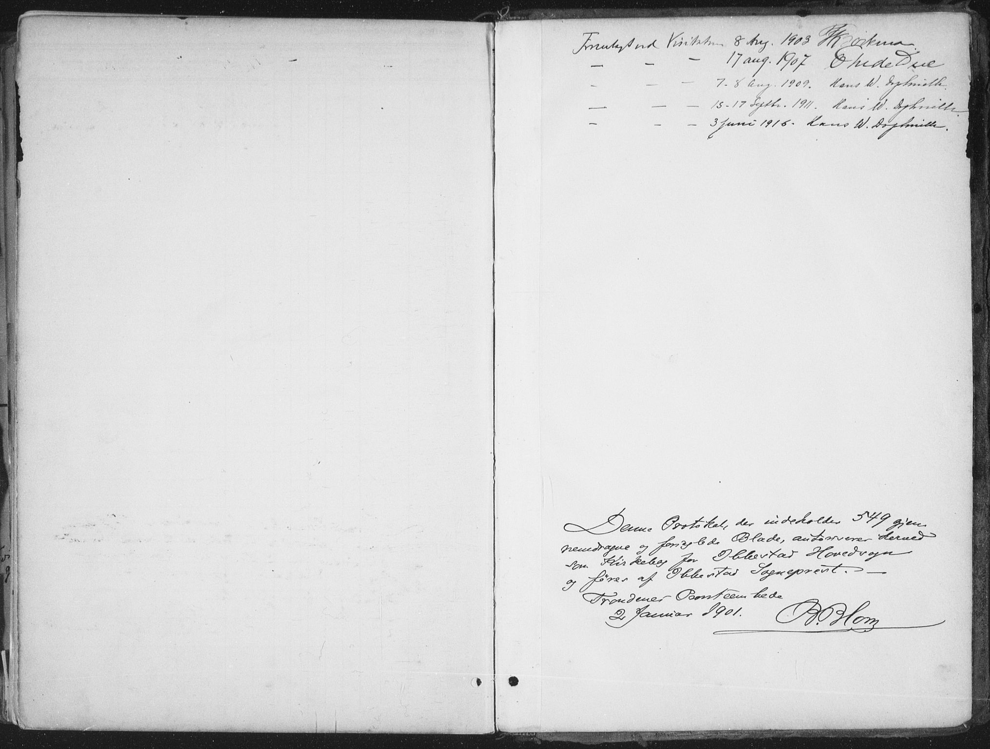 Ibestad sokneprestembete, AV/SATØ-S-0077/H/Ha/Haa/L0017kirke: Parish register (official) no. 17, 1901-1914
